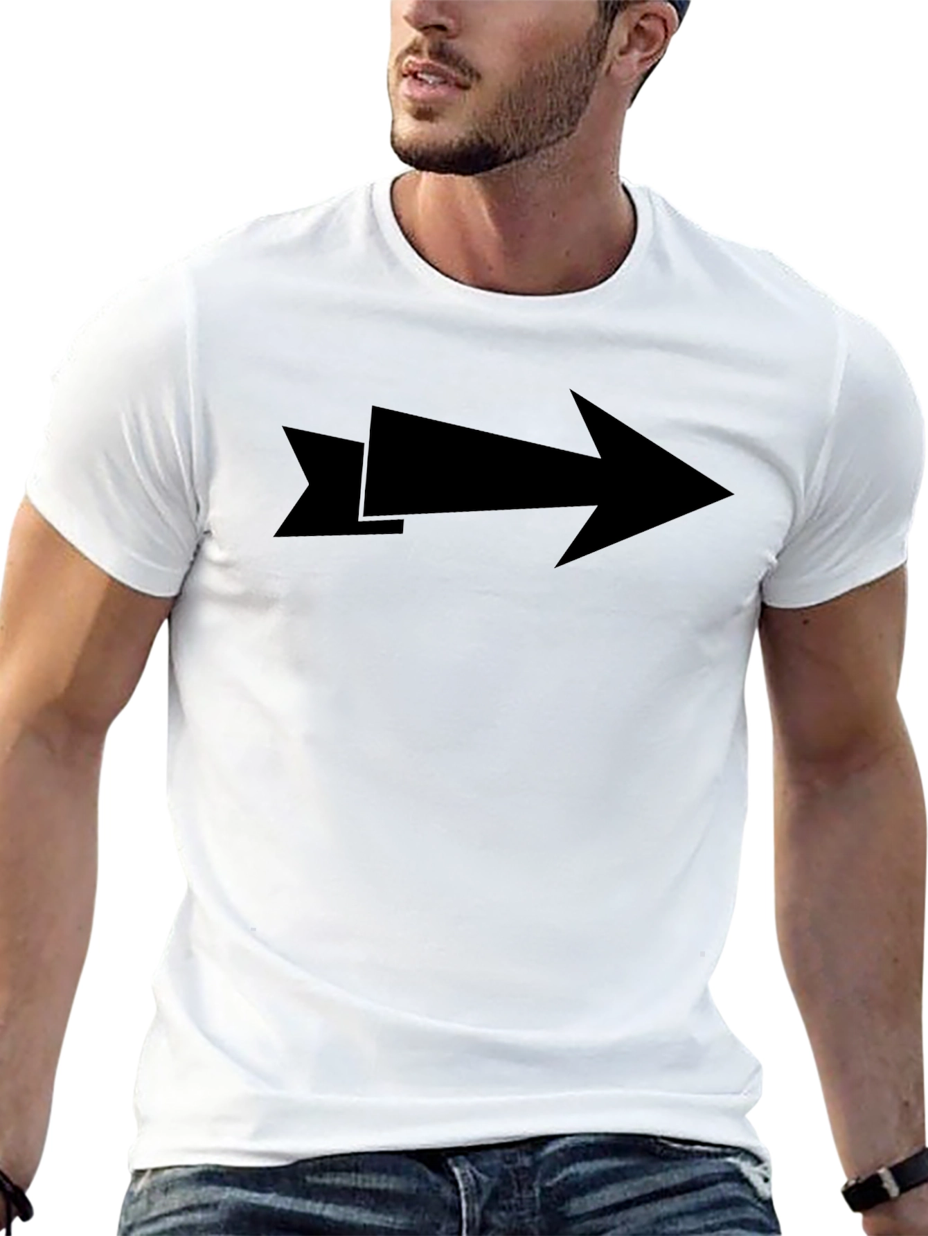 Arrow Graphic Tee - Modern Style Casual Comfort