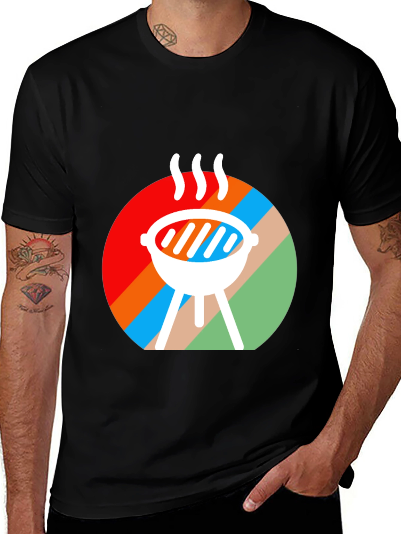 Grill Master Graphic Tee - BBQ Lovers T-Shirt