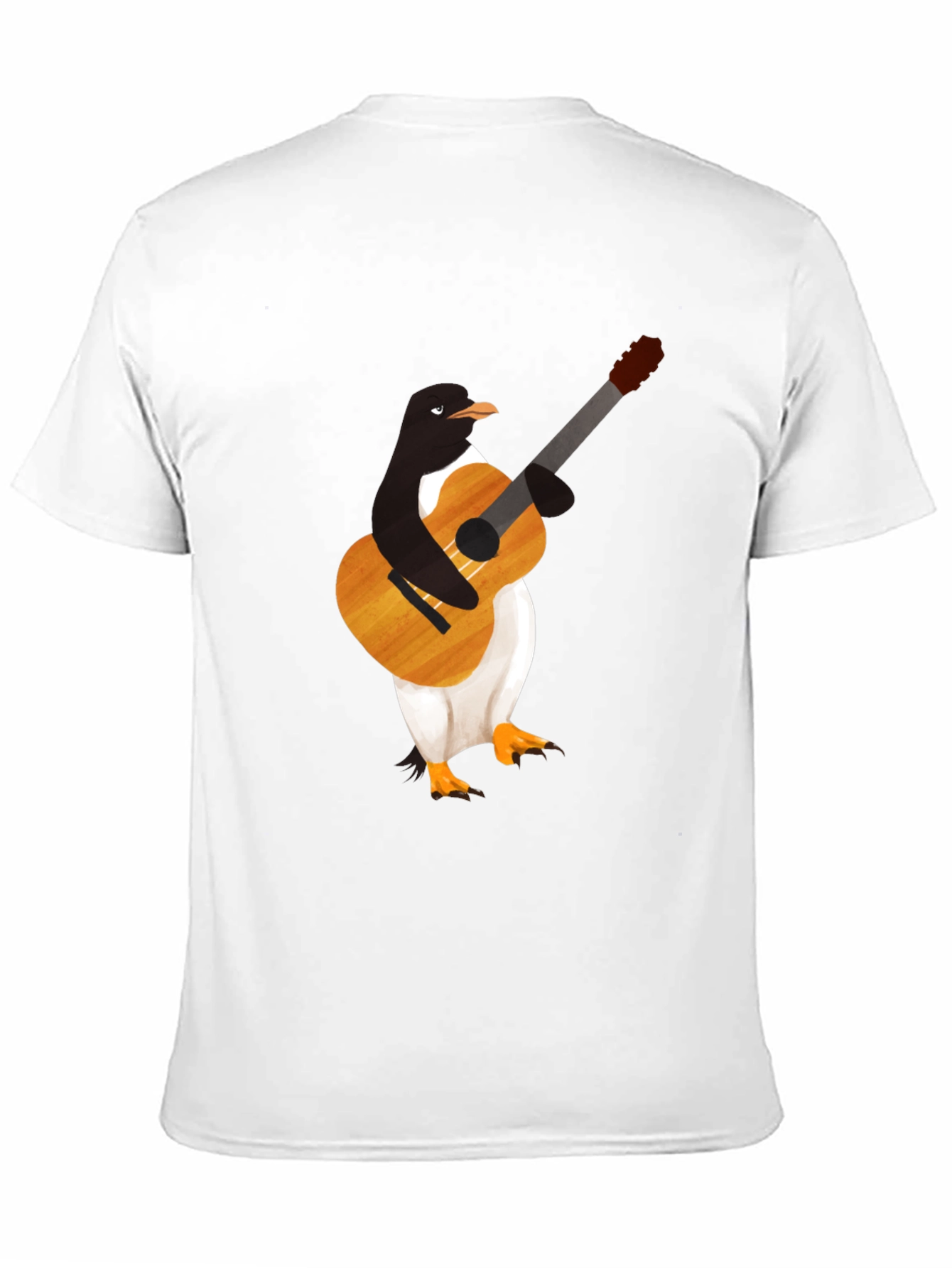 Penguin Guitar Player T-Shirt - Cool Graphic Tee