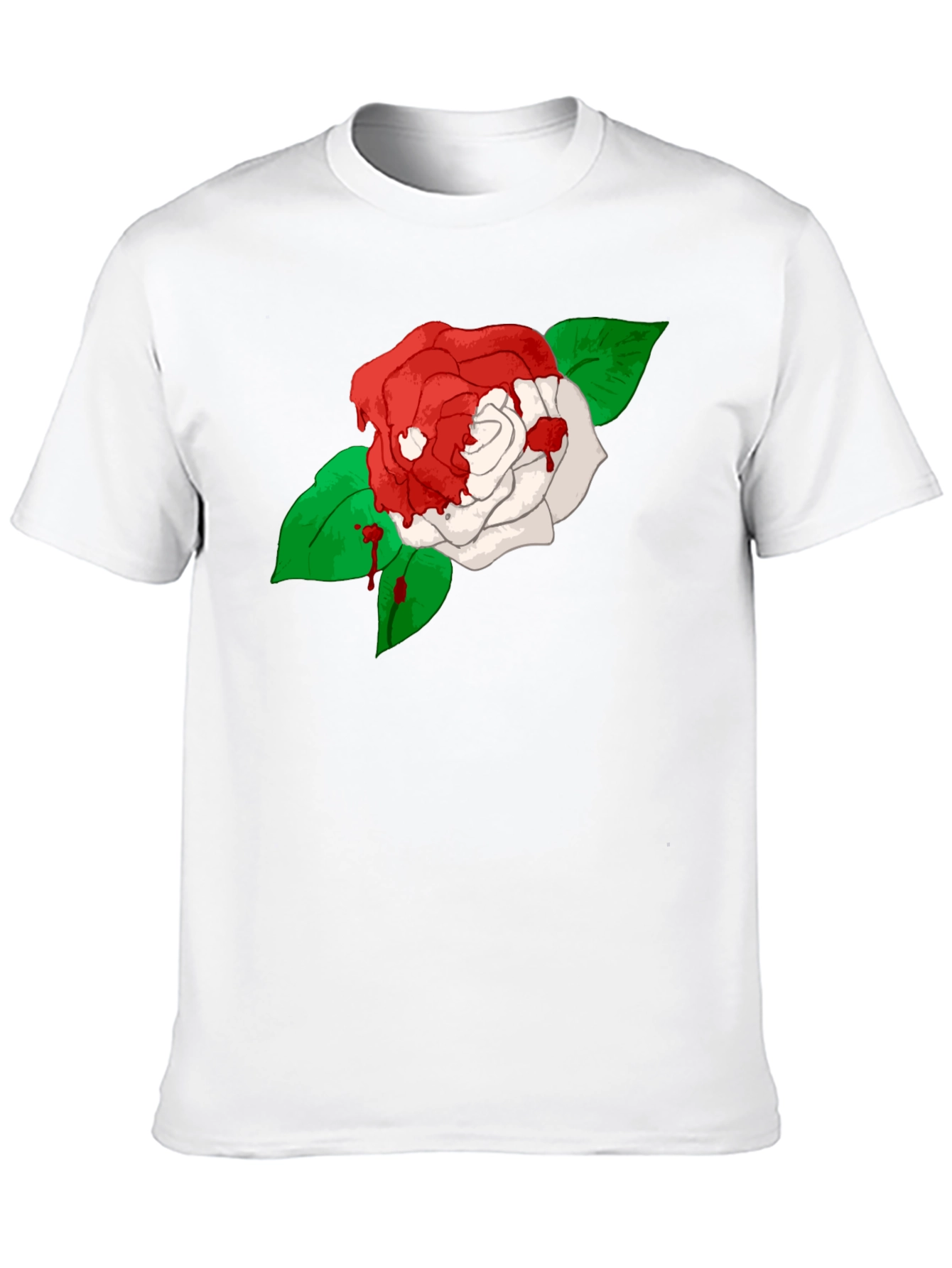 Bleeding Rose Black T-Shirt
