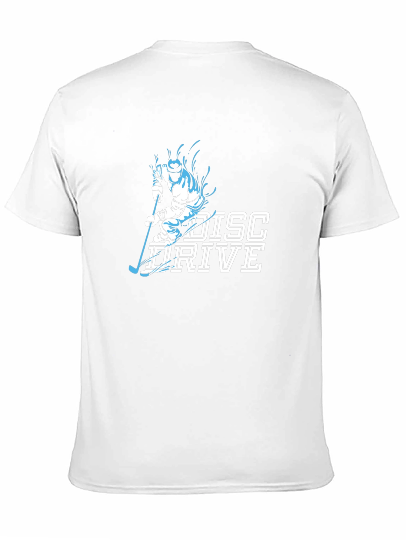 Disc Drive Hockey Graphic T-Shirt - Black