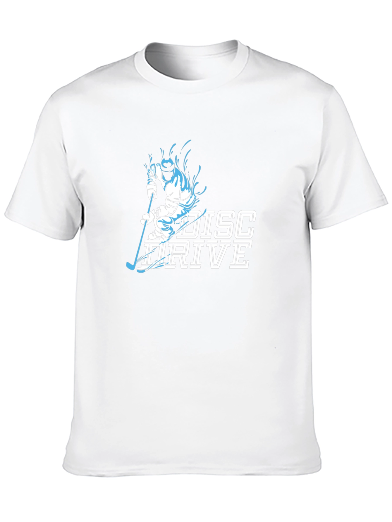 Disc Drive Hockey Graphic T-Shirt - Black