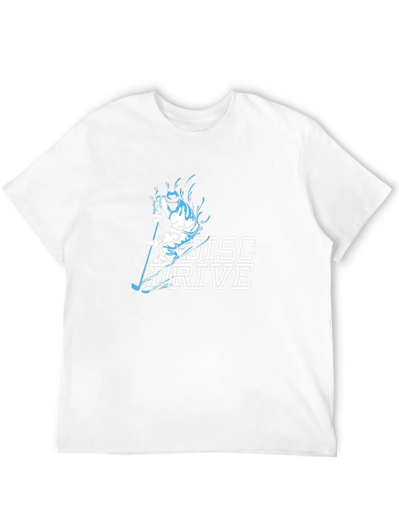 Disc Drive Hockey Graphic T-Shirt - Black