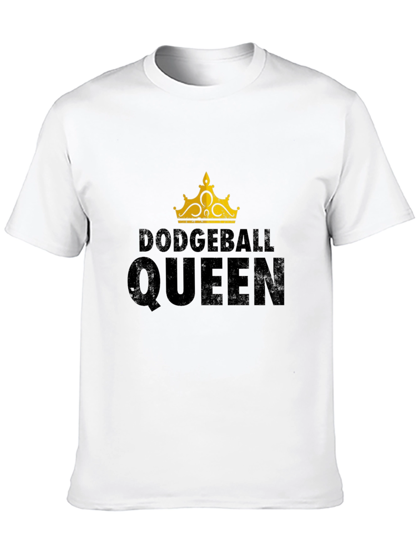 Dodgeball Queen Black Graphic T-Shirt