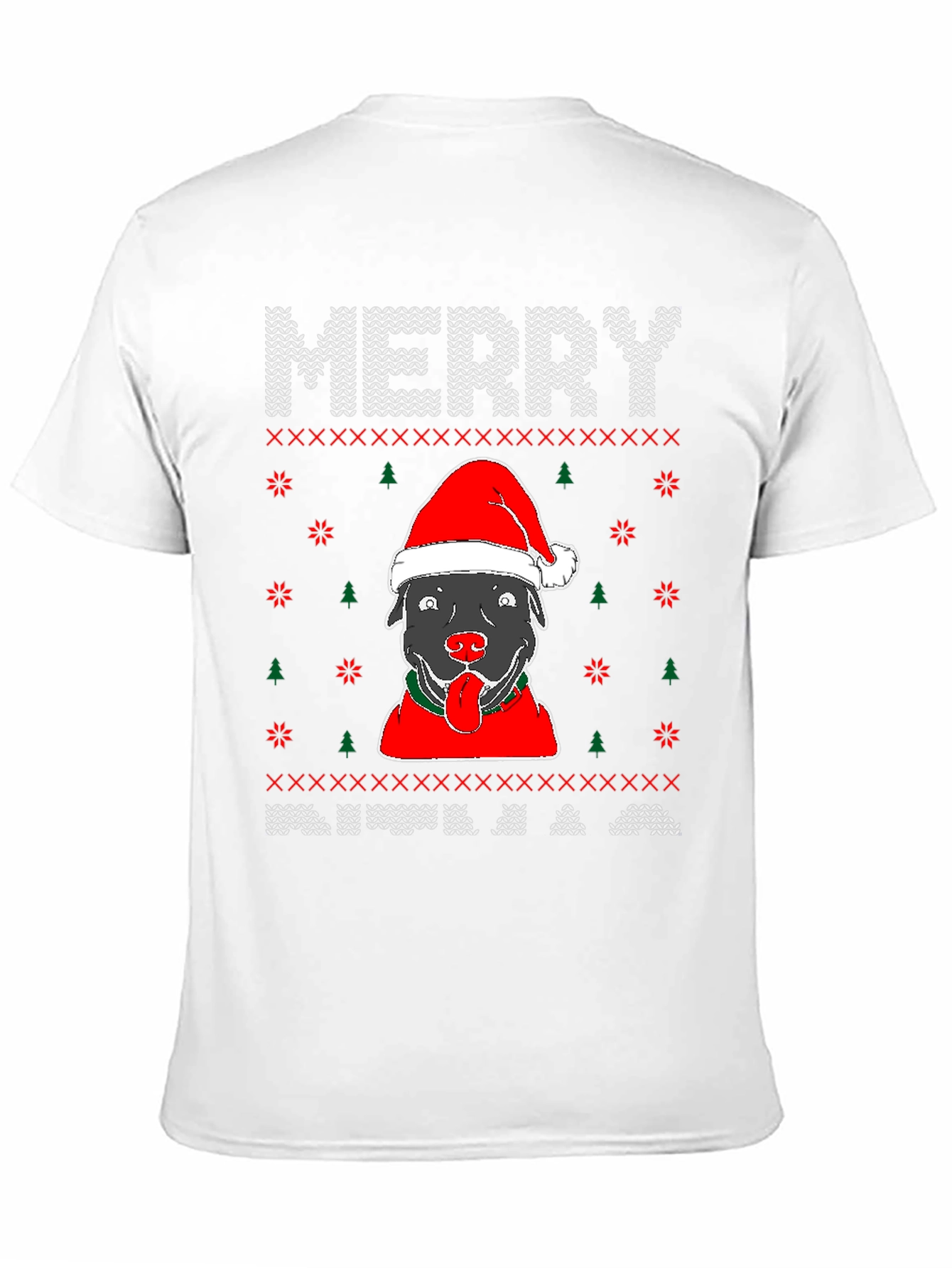 Merry Christmas Dog Graphic Tee