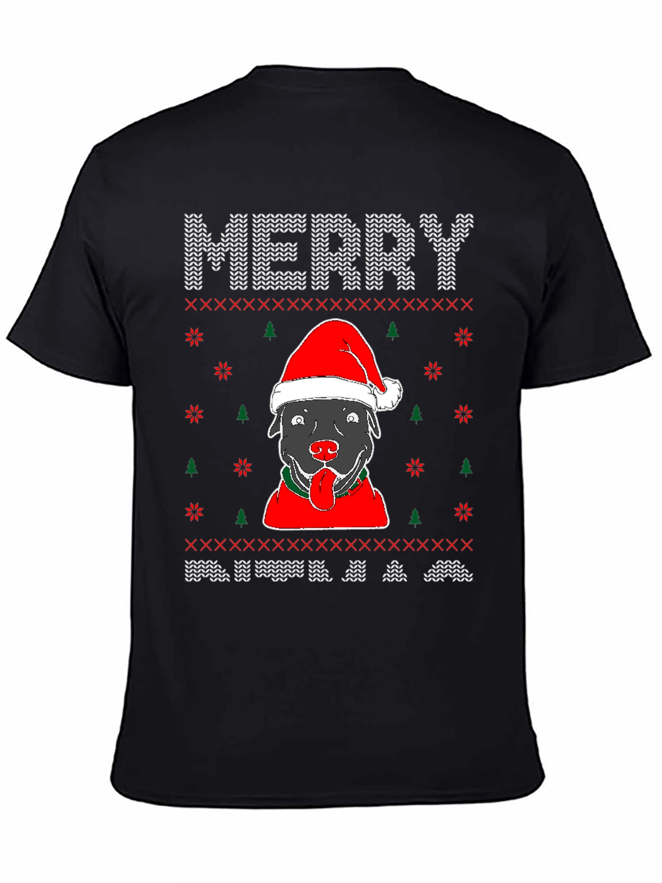 Merry Christmas Dog Graphic Tee
