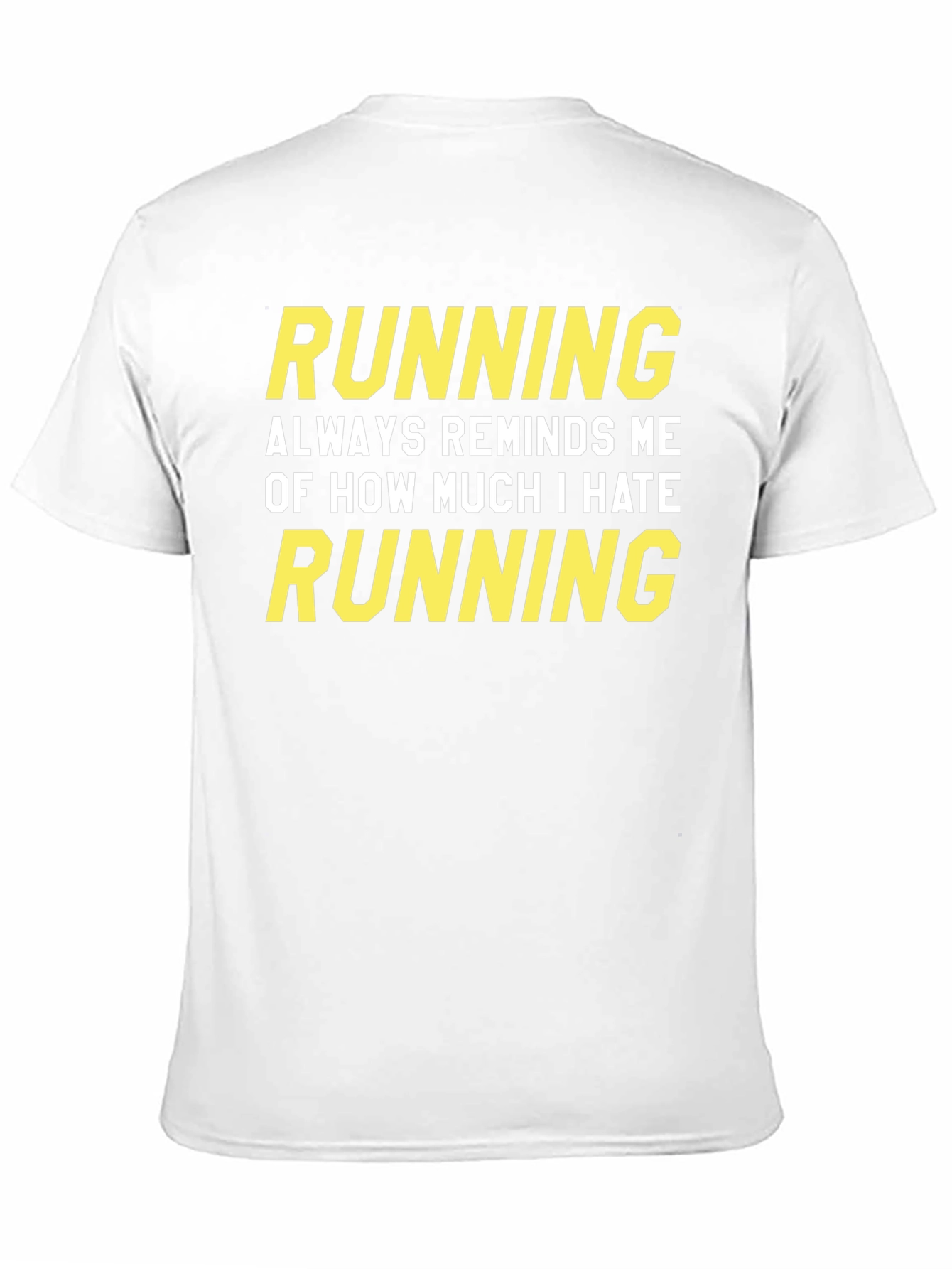 Funny Running Hate Graphic T-Shirt