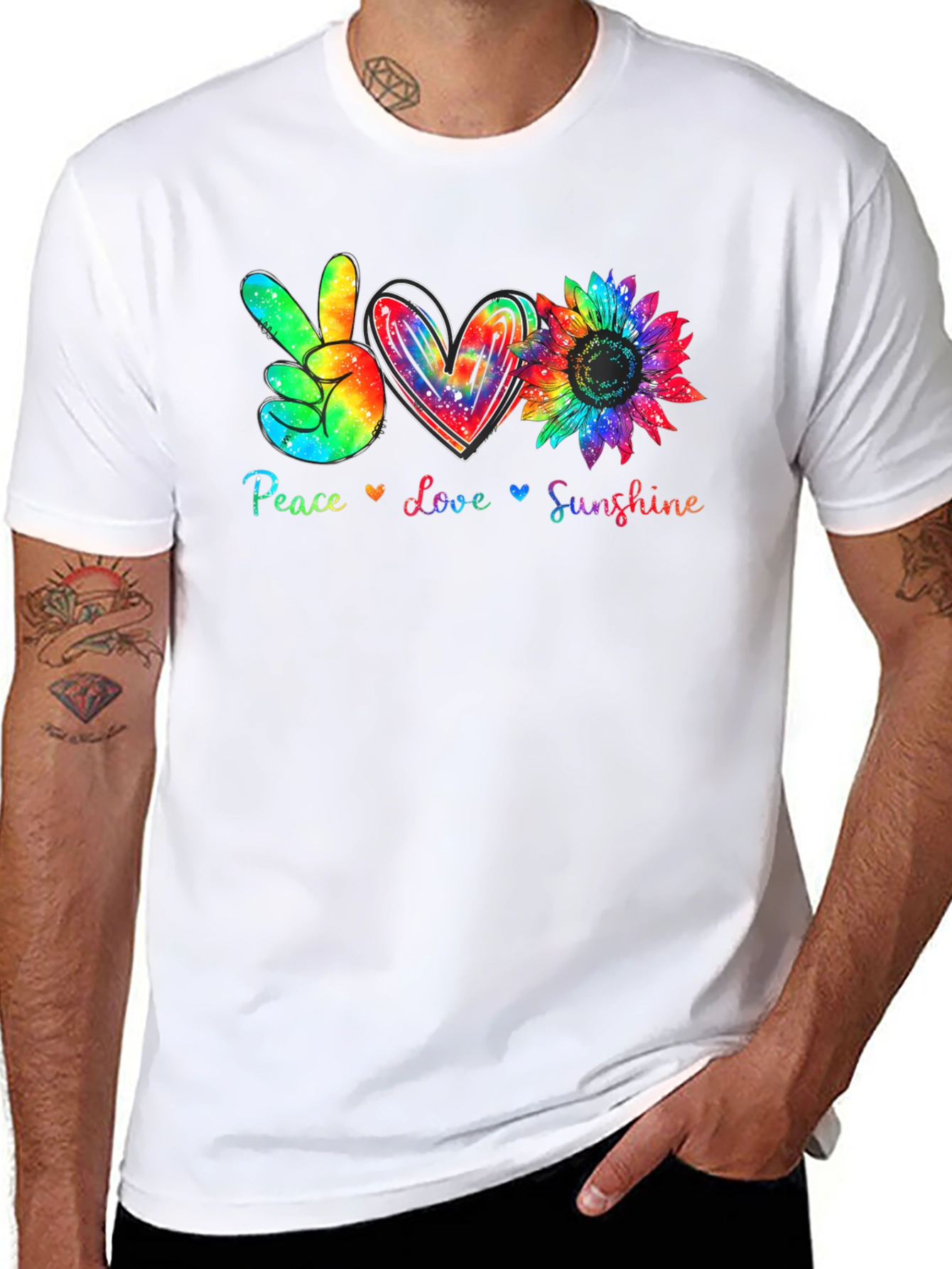 Peace Love Sunshine Graphic Tee