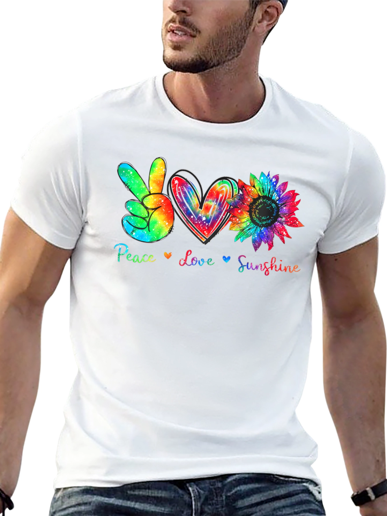 Peace Love Sunshine Graphic Tee