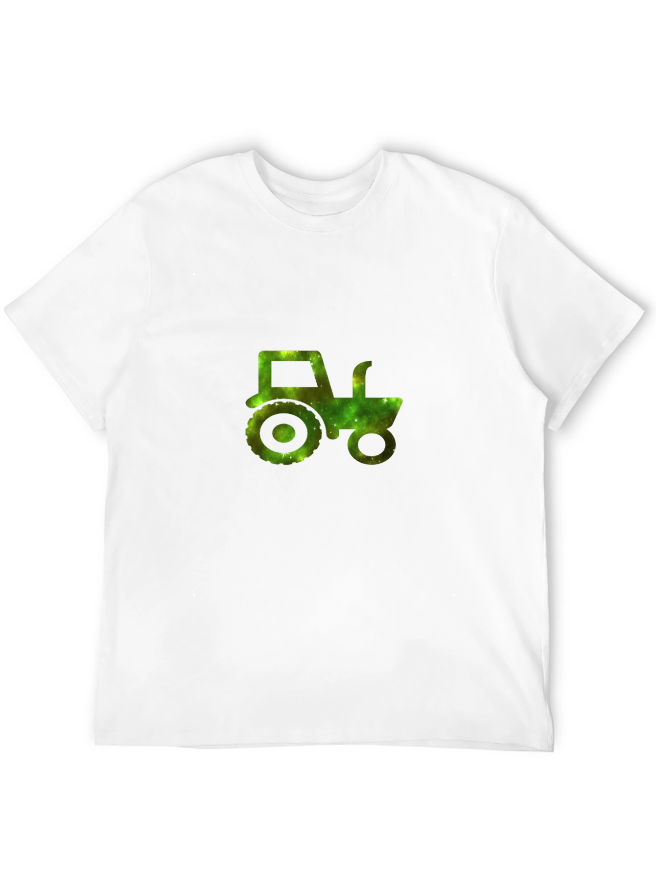 Green Tractor Graphic Tee - Farm Life Shirt