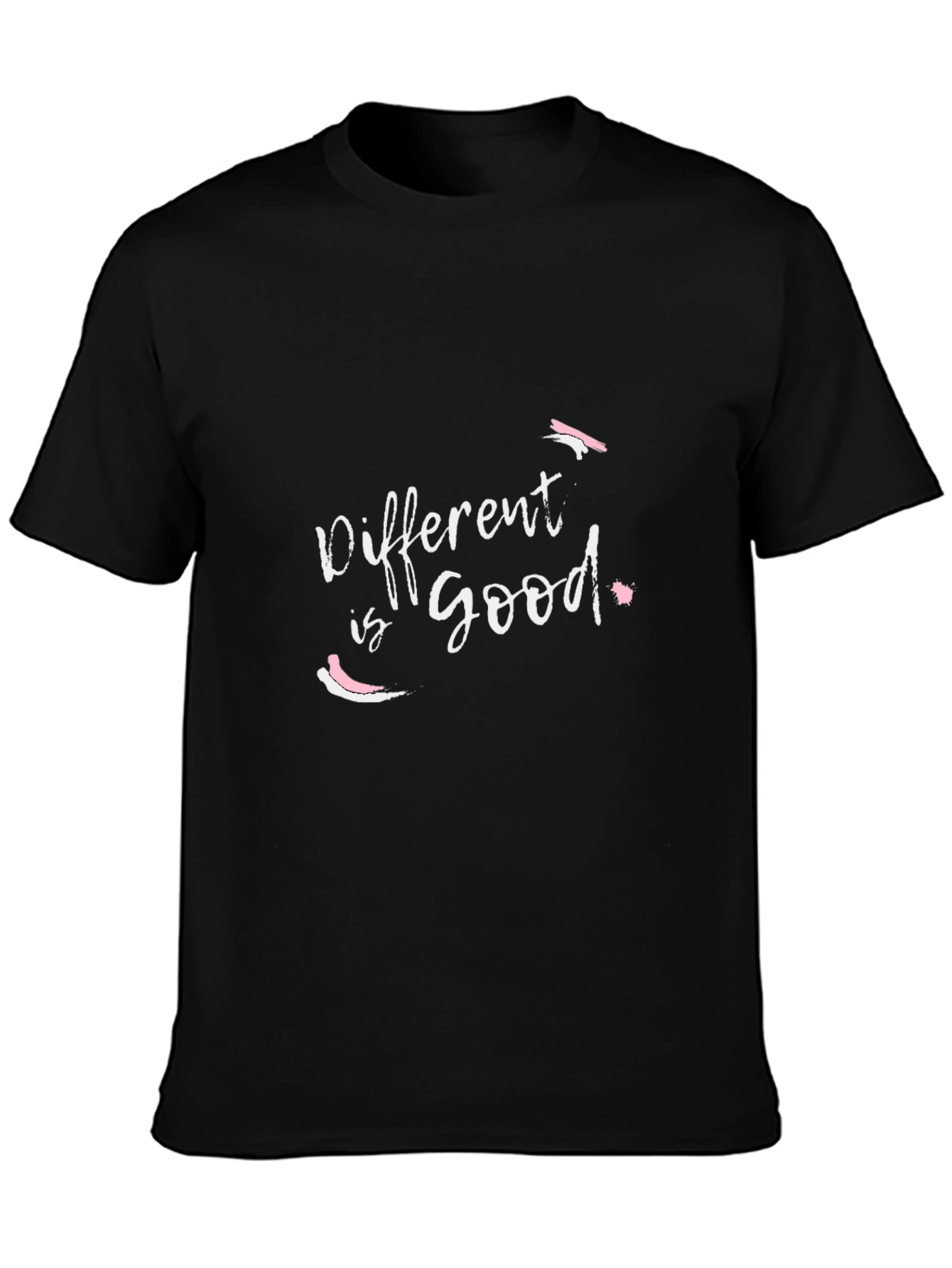 Different is Good Black T-Shirt