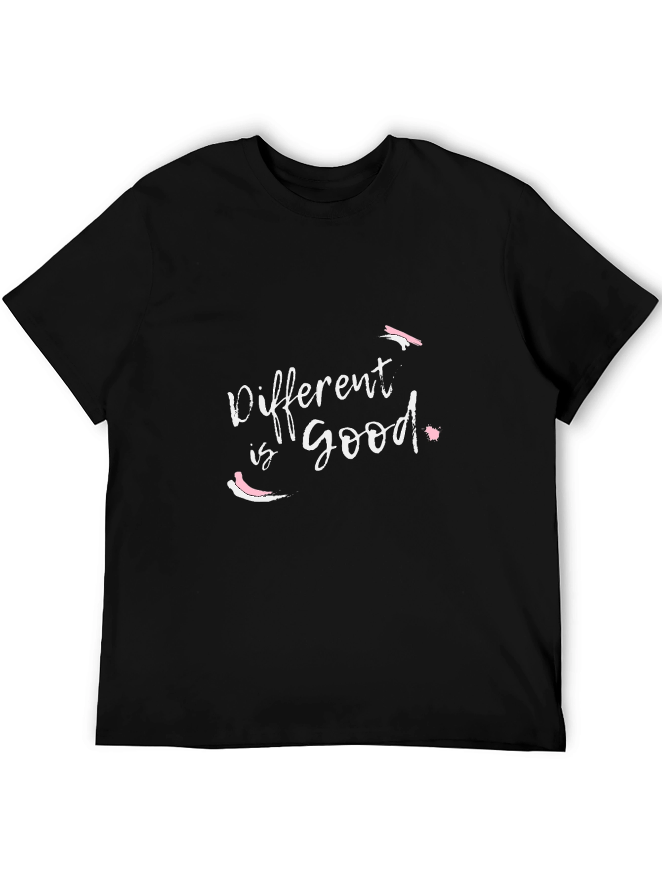 Different is Good Black T-Shirt