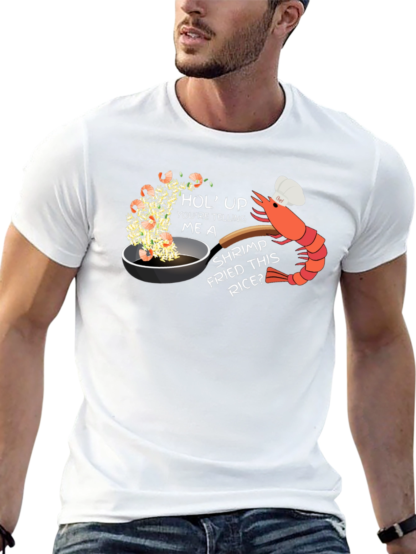 Shrimp Fried Rice Humor T-Shirt