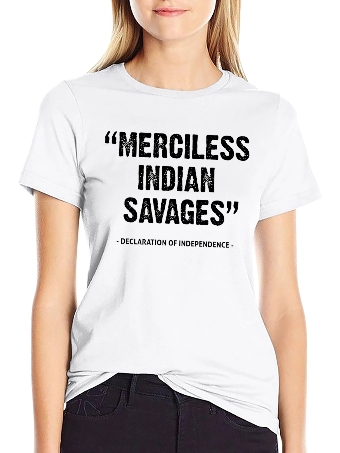 Merciless Indian Savages Graphic T-Shirt