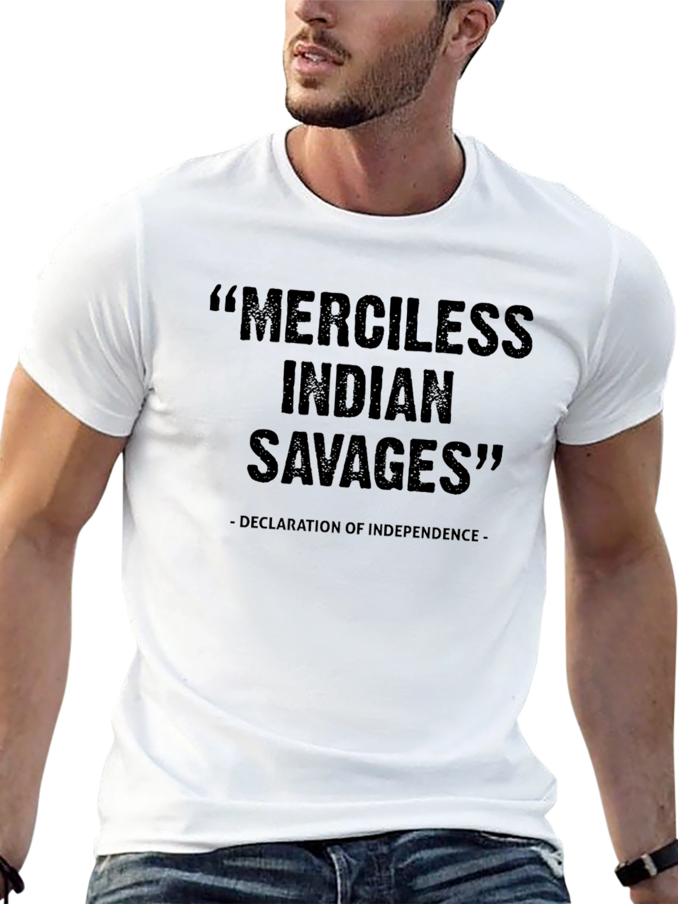 Merciless Indian Savages Graphic T-Shirt
