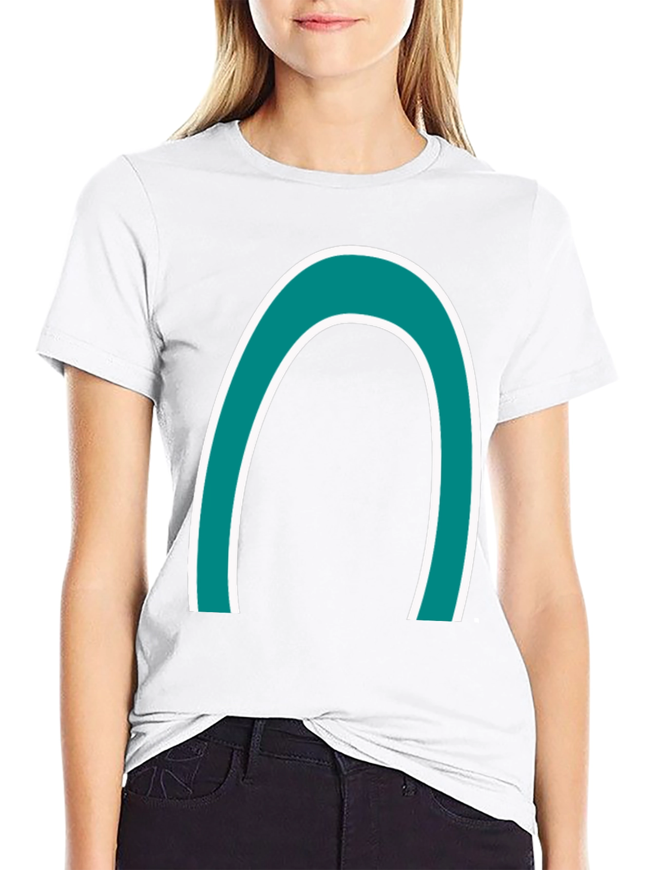 Bold Arch Graphic Tee - Casual Style