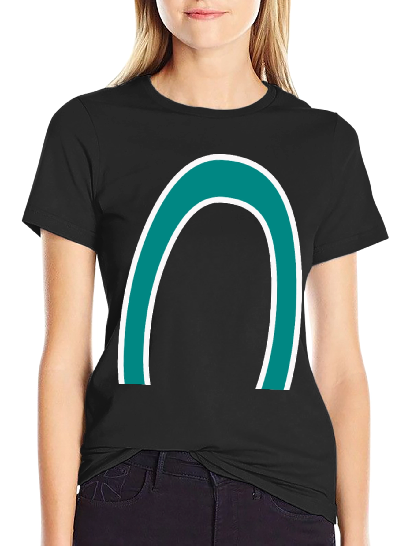 Bold Arch Graphic Tee - Casual Style