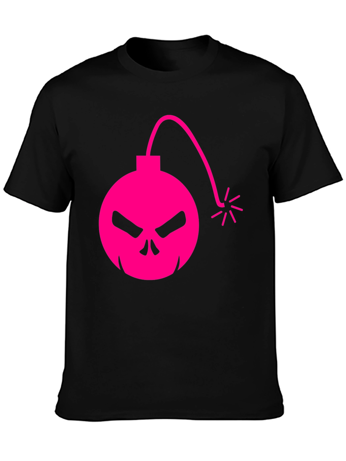 Skull Bomb Graphic Tee - Edgy Style