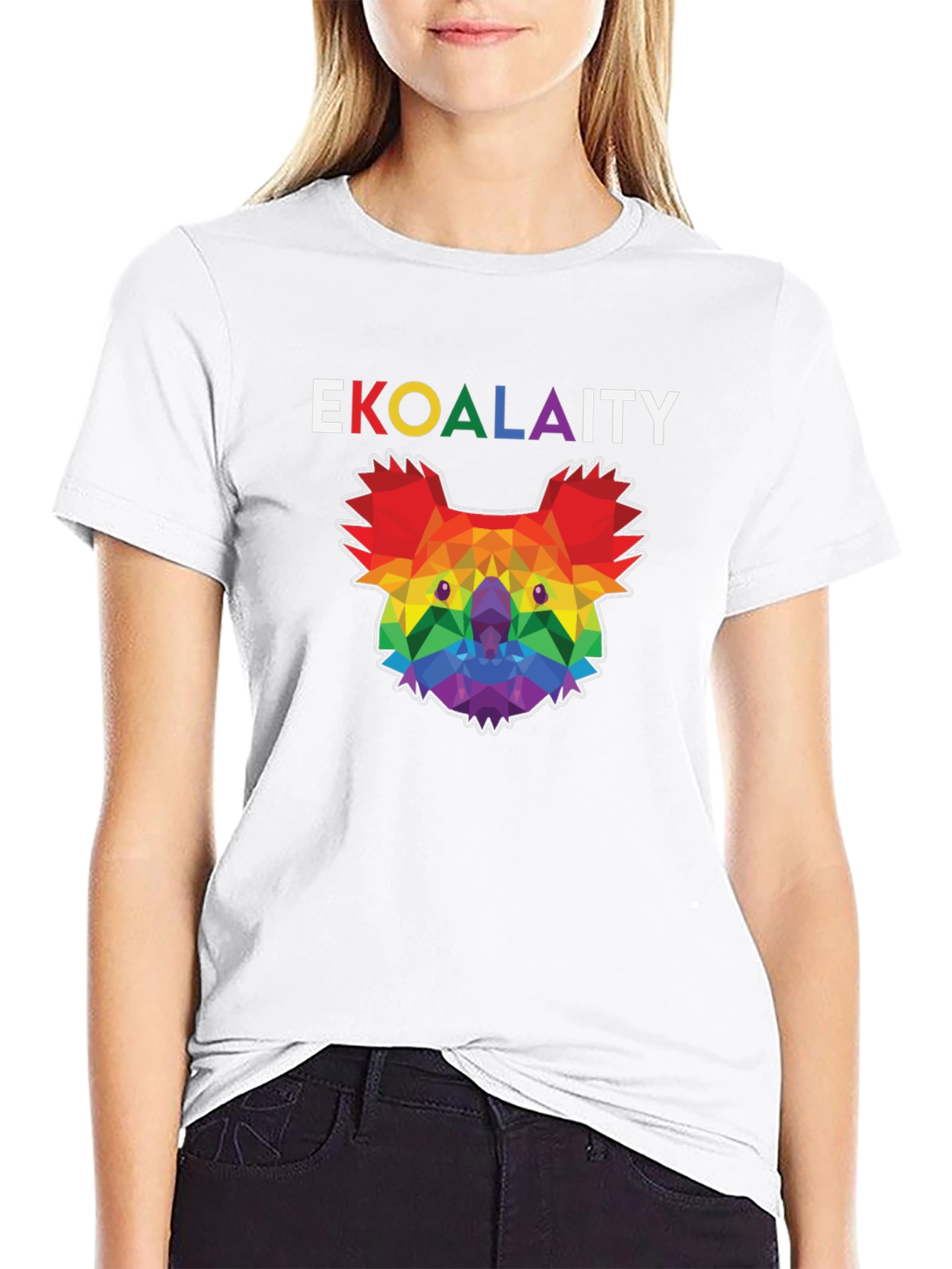 EKOALAITY Pride Rainbow Graphic Tee