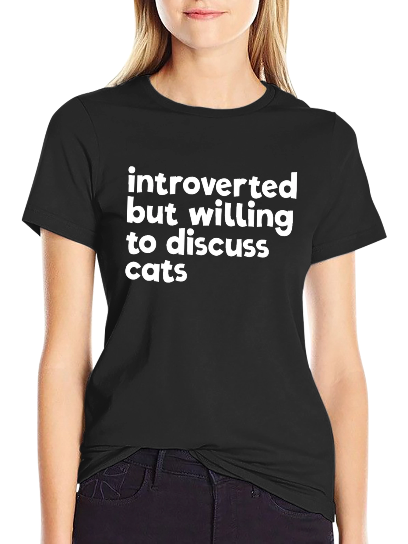 Introverted Cat Lover T-Shirt