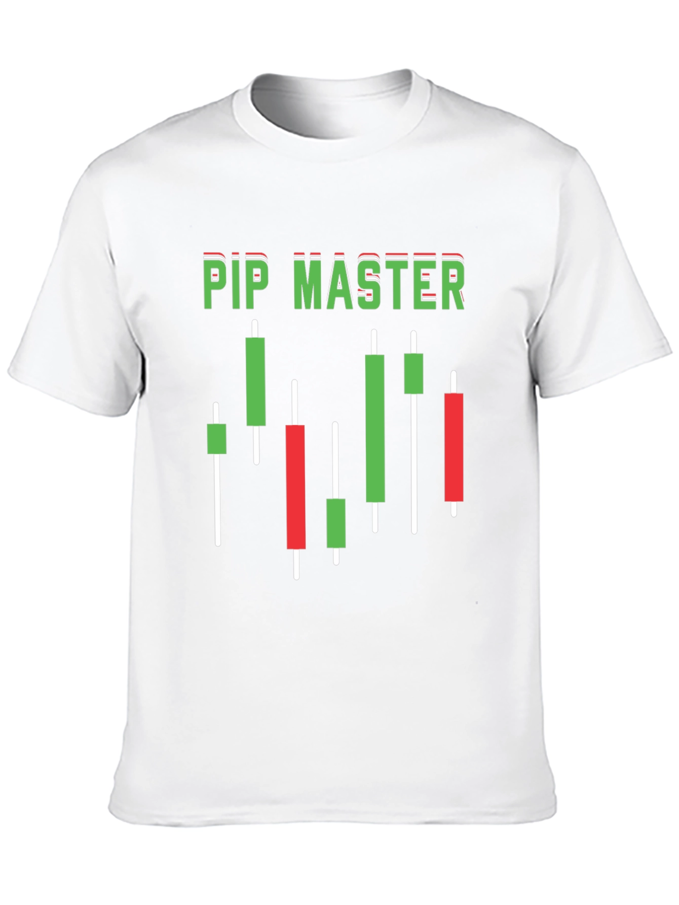 Pip Master T-Shirt Forex Trading Candlestick Charts