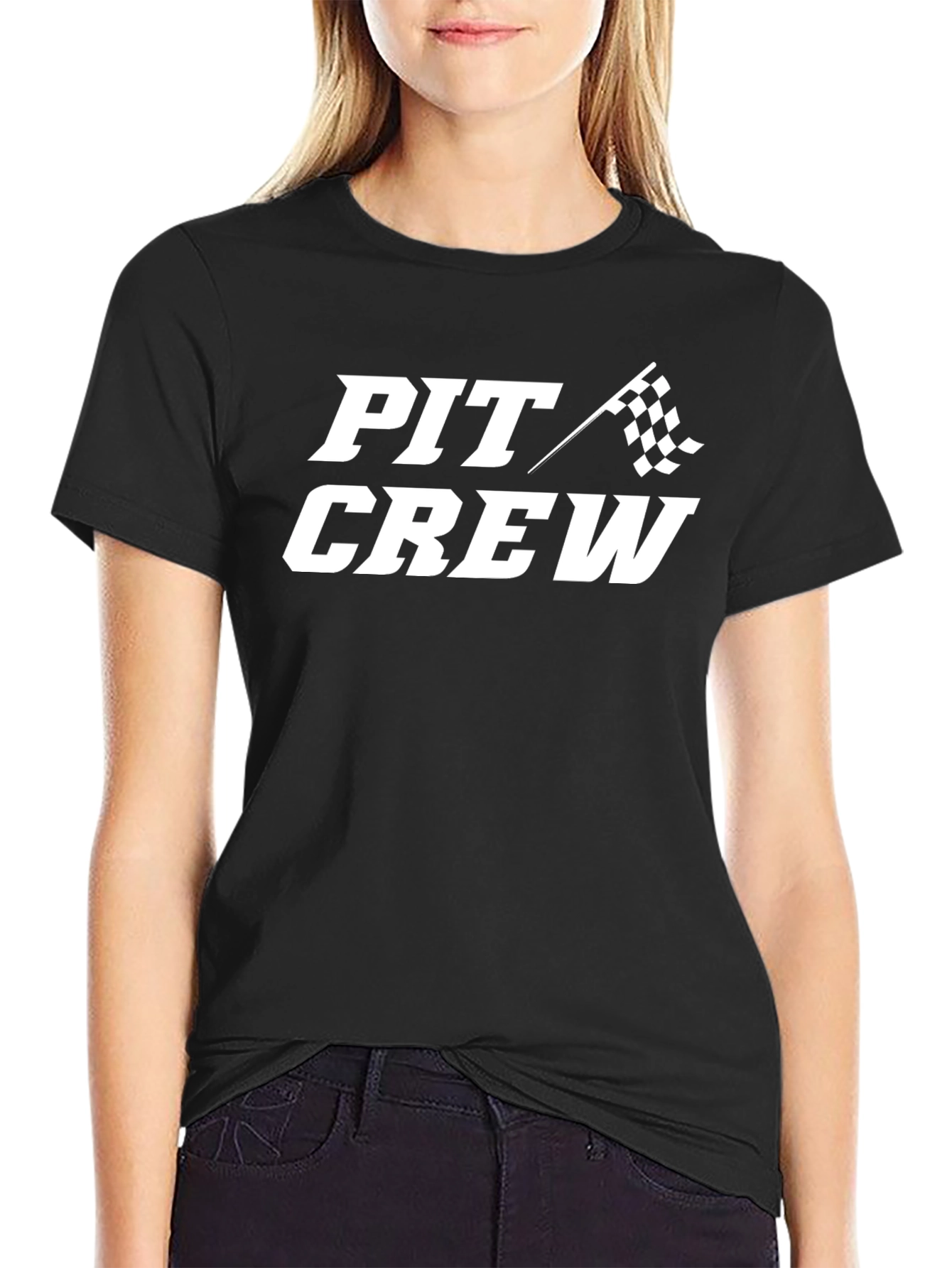 Pit Crew Racing T-Shirt - Black