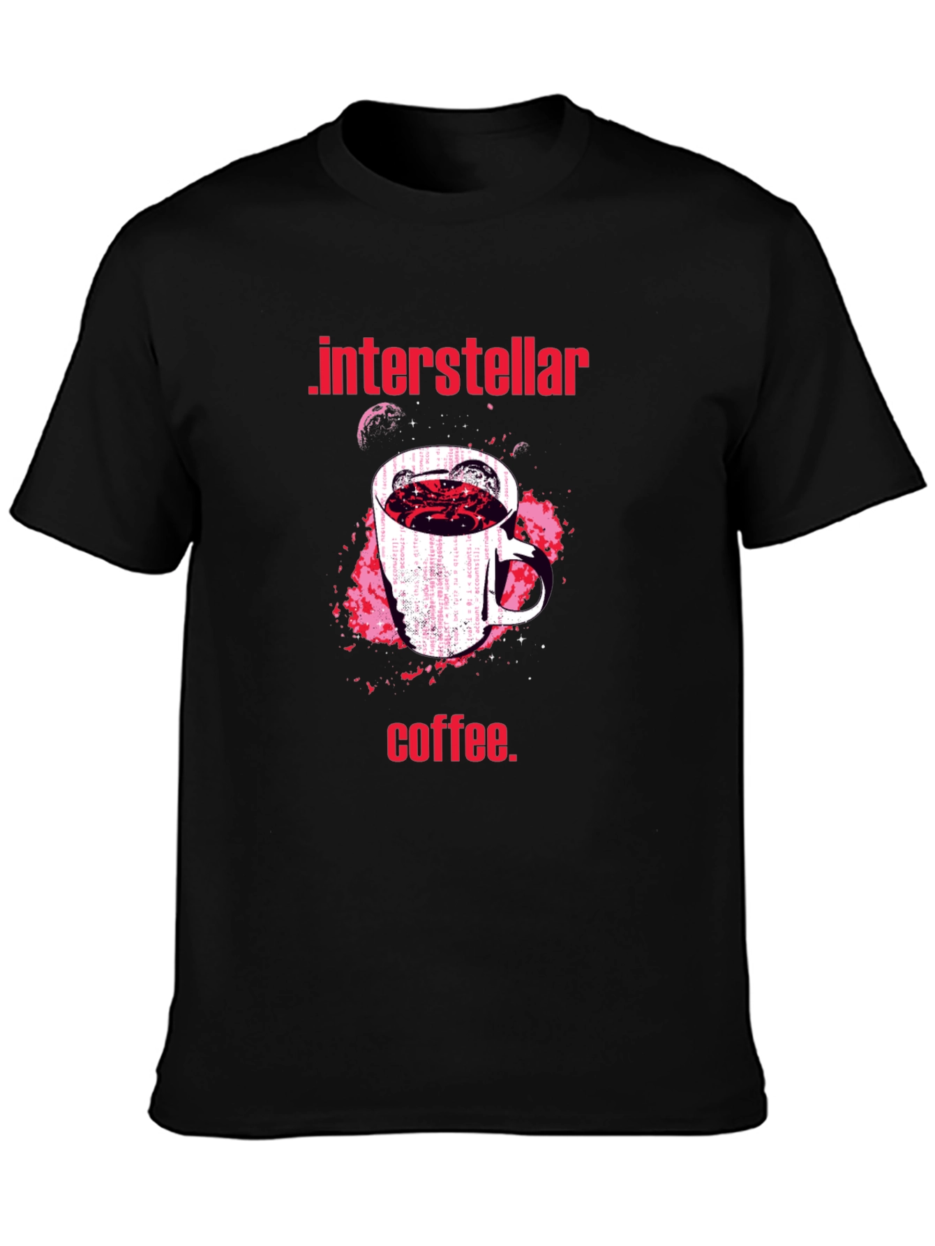 Interstellar Coffee Graphic T-Shirt