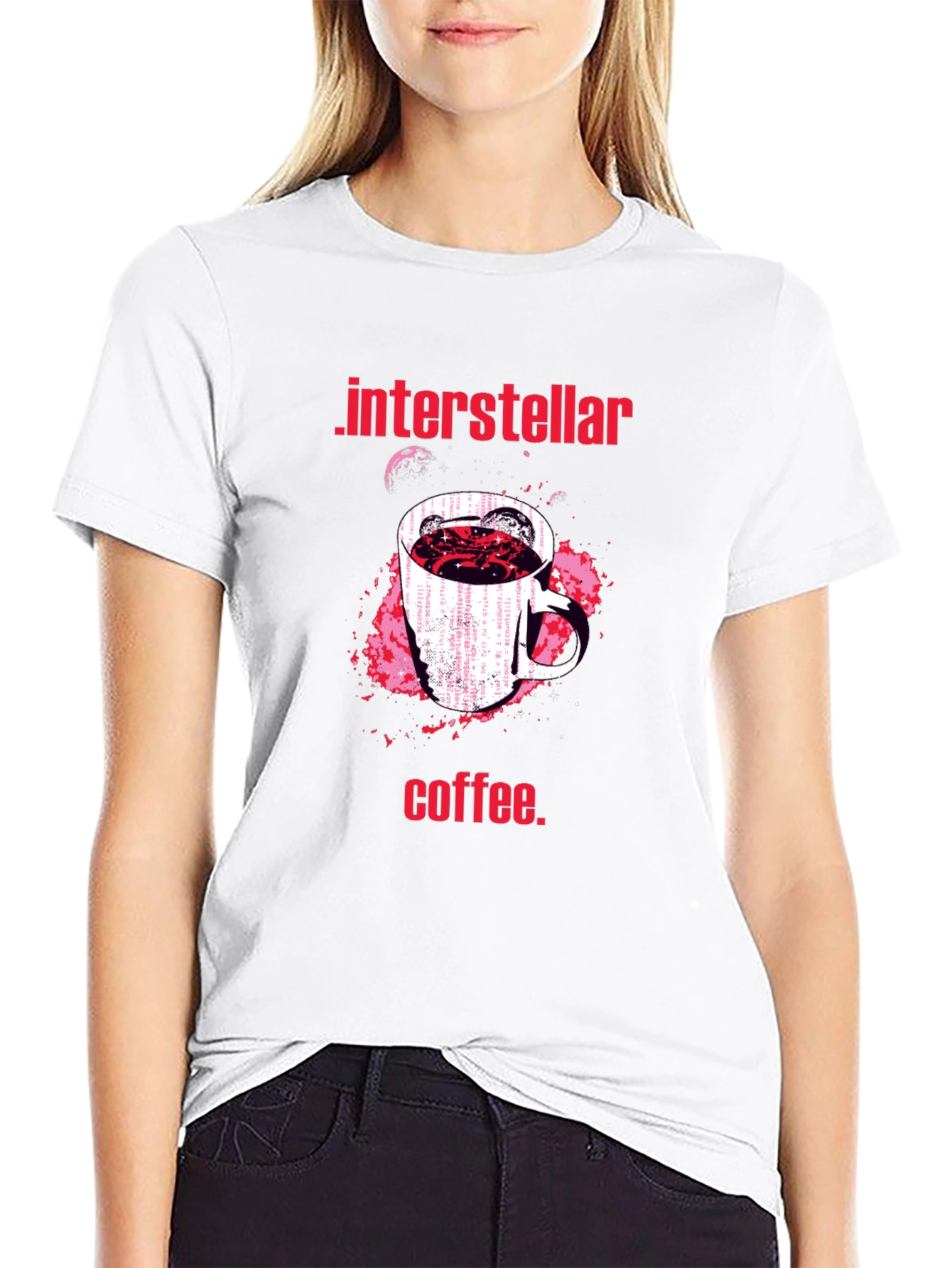 Interstellar Coffee Graphic T-Shirt