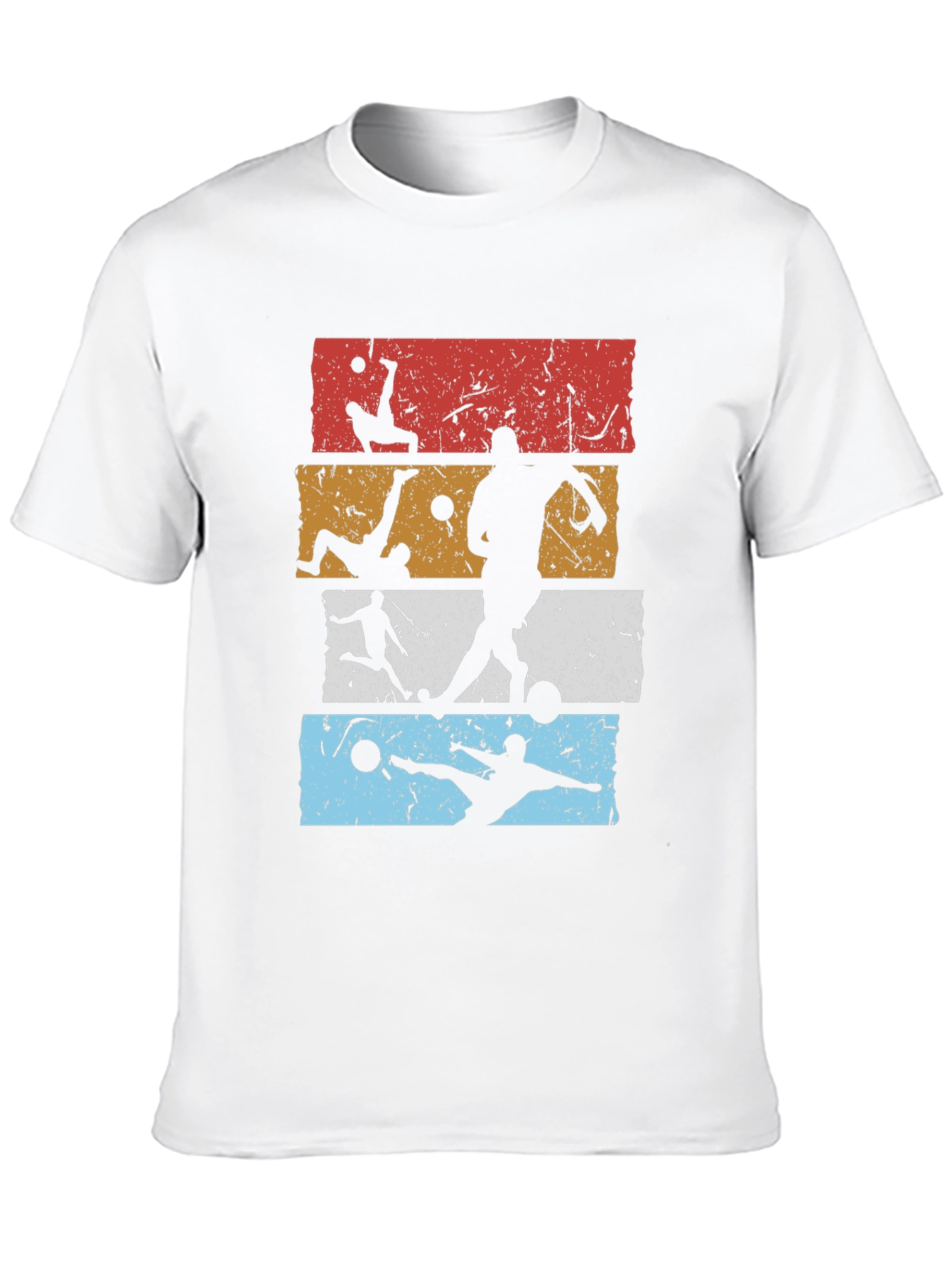 Retro Soccer Silhouette Graphic Tee