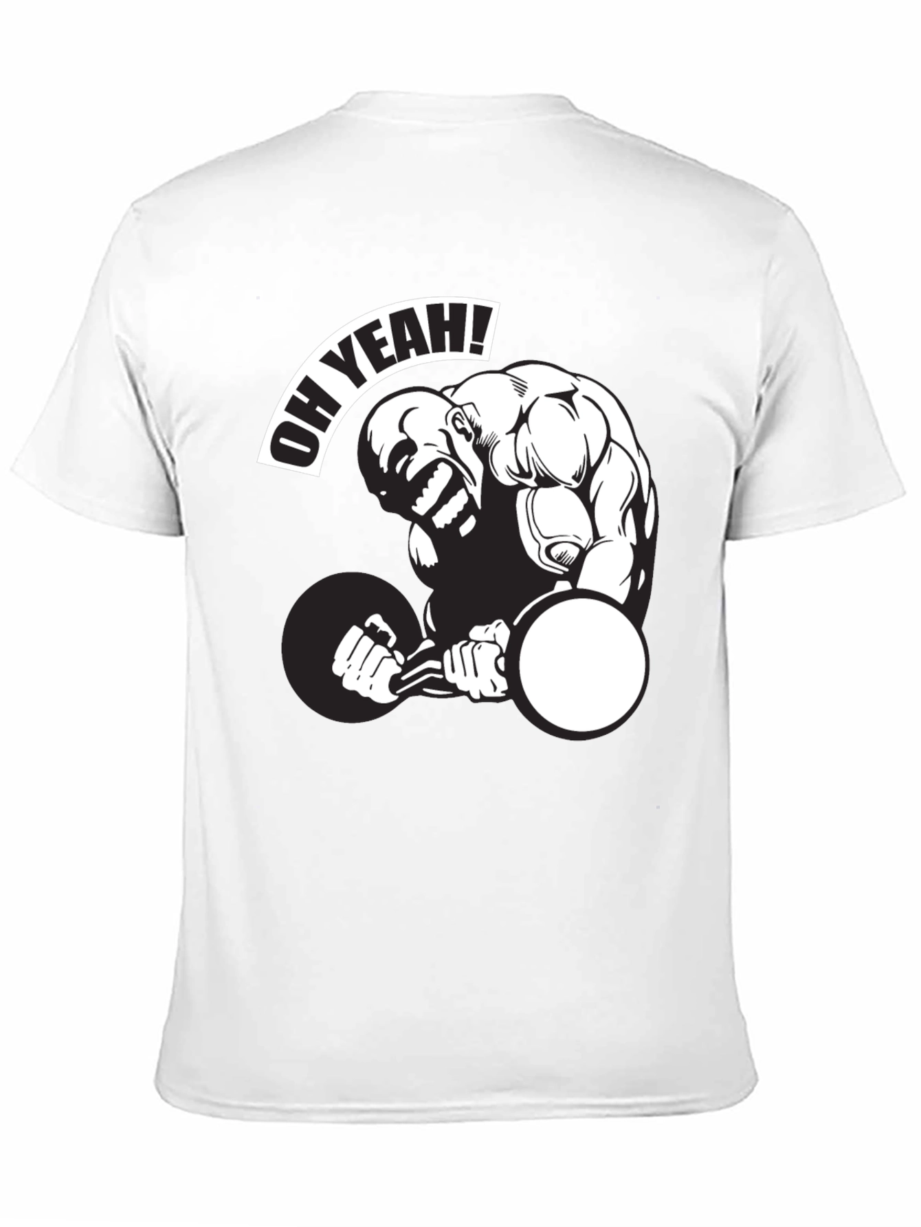 Oh Yeah Weightlifting Graphic T-Shirt