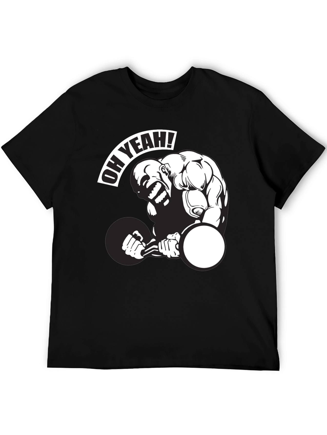 Oh Yeah Weightlifting Graphic T-Shirt