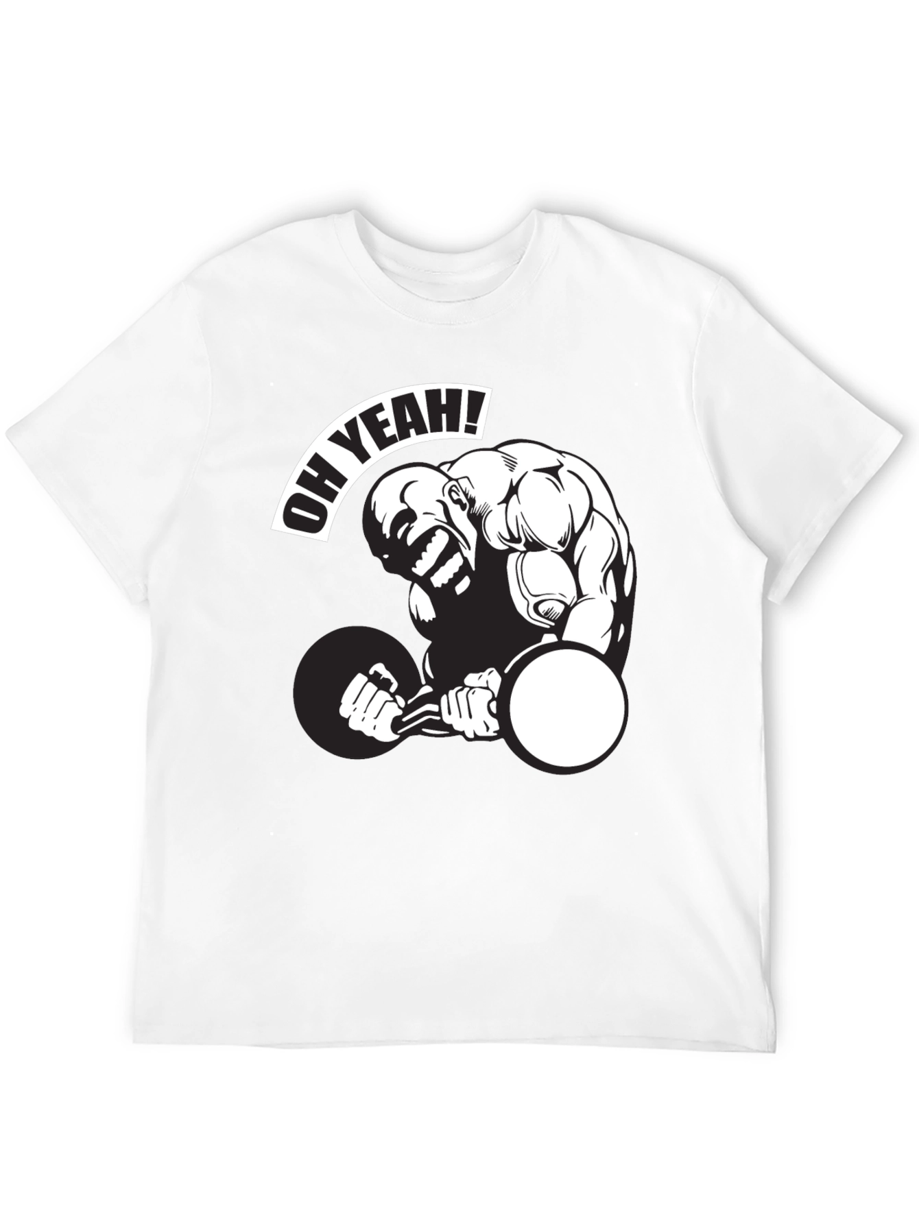Oh Yeah Weightlifting Graphic T-Shirt