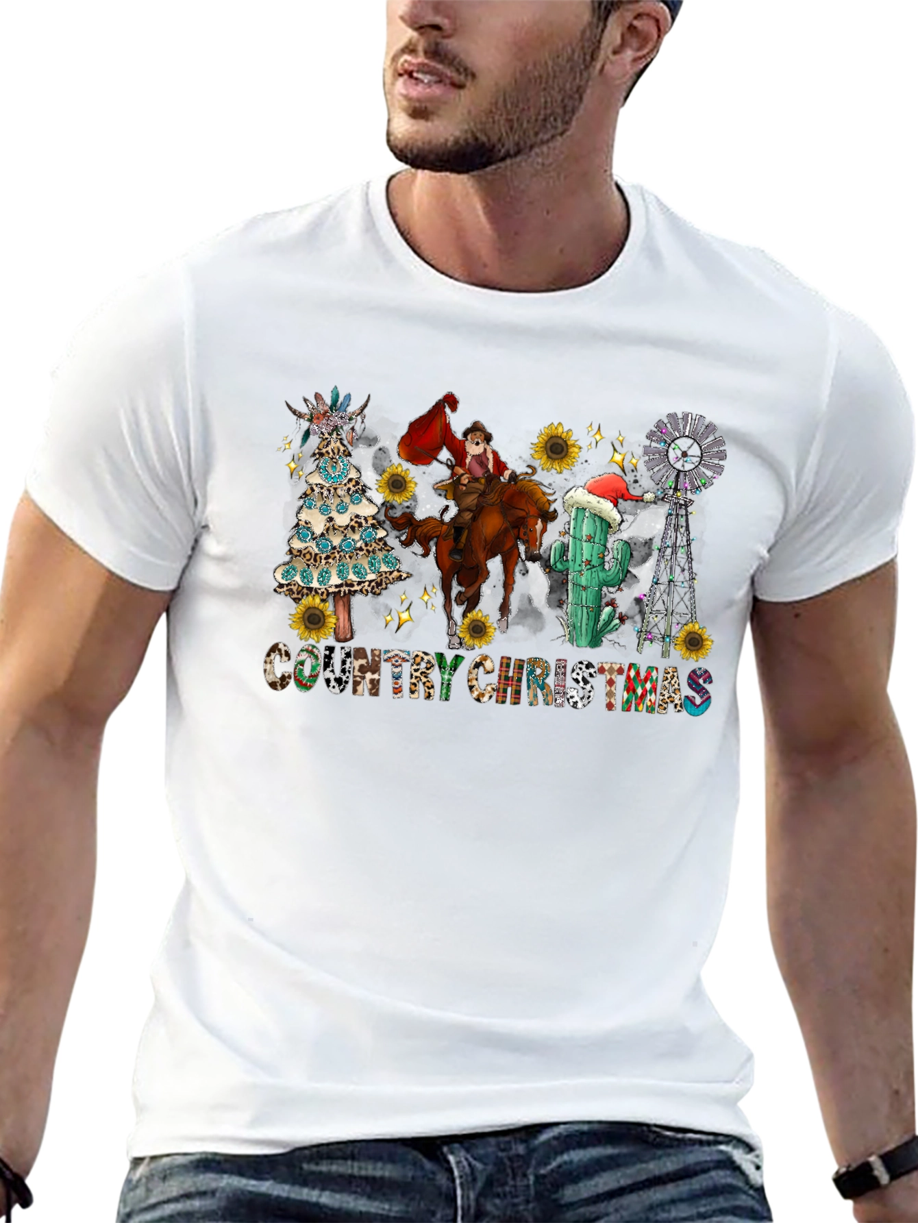 Country Christmas Graphic Tee