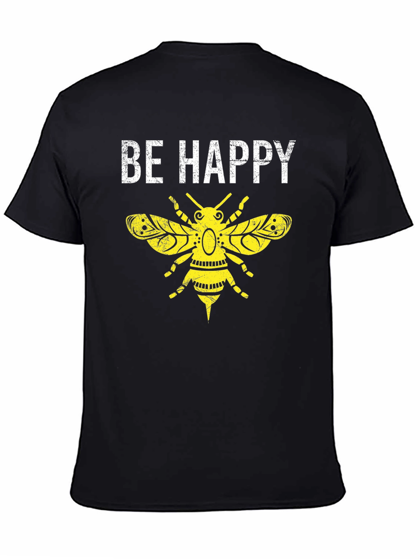 Be Happy Bee Graphic T-Shirt