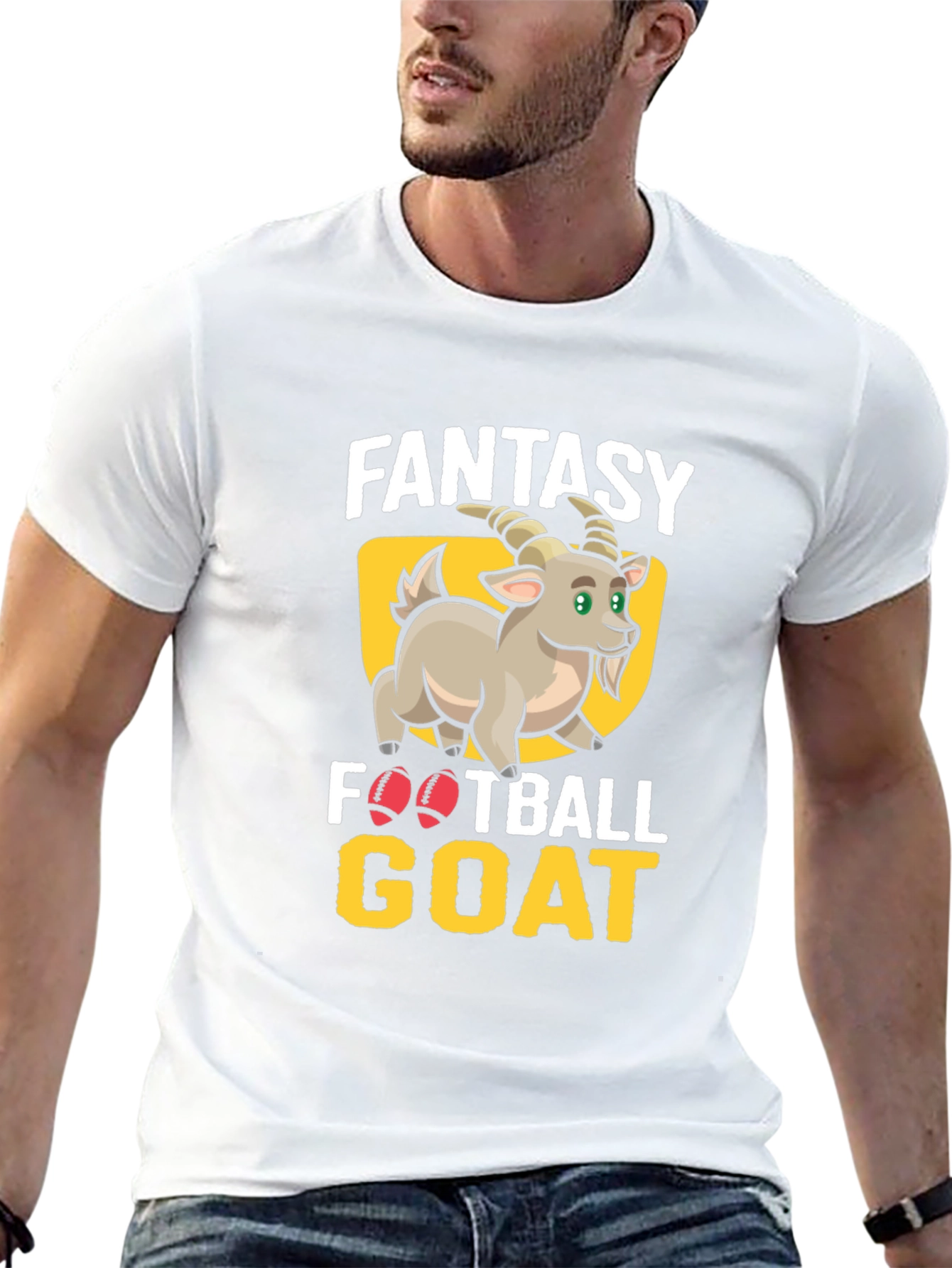 Fantasy Football GOAT T-Shirt - Black