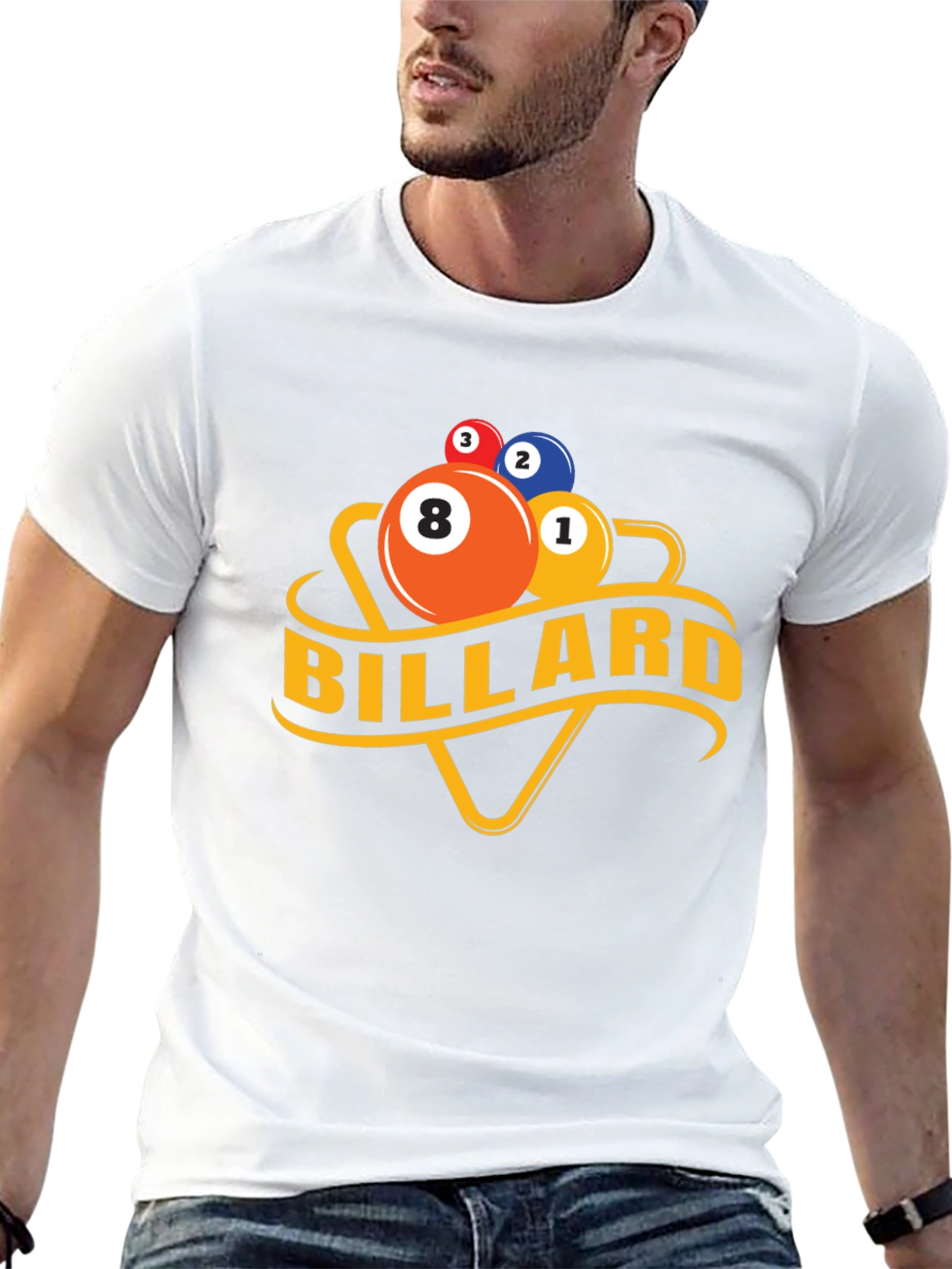 Billiard T-Shirt - Pool Ball Design