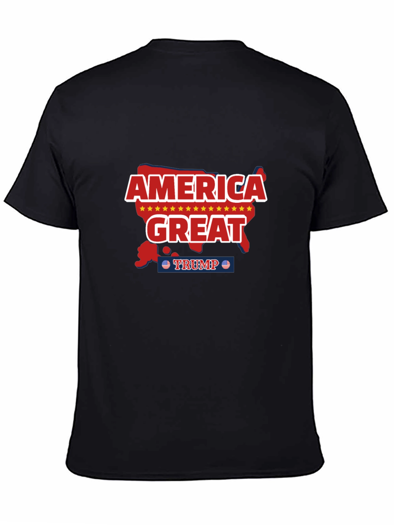 America Great Trump Graphic Tee - Black