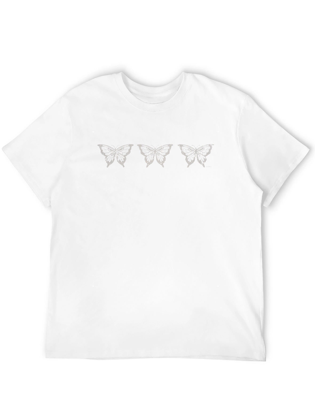 Butterfly Graphic Tee - Casual Black T-Shirt