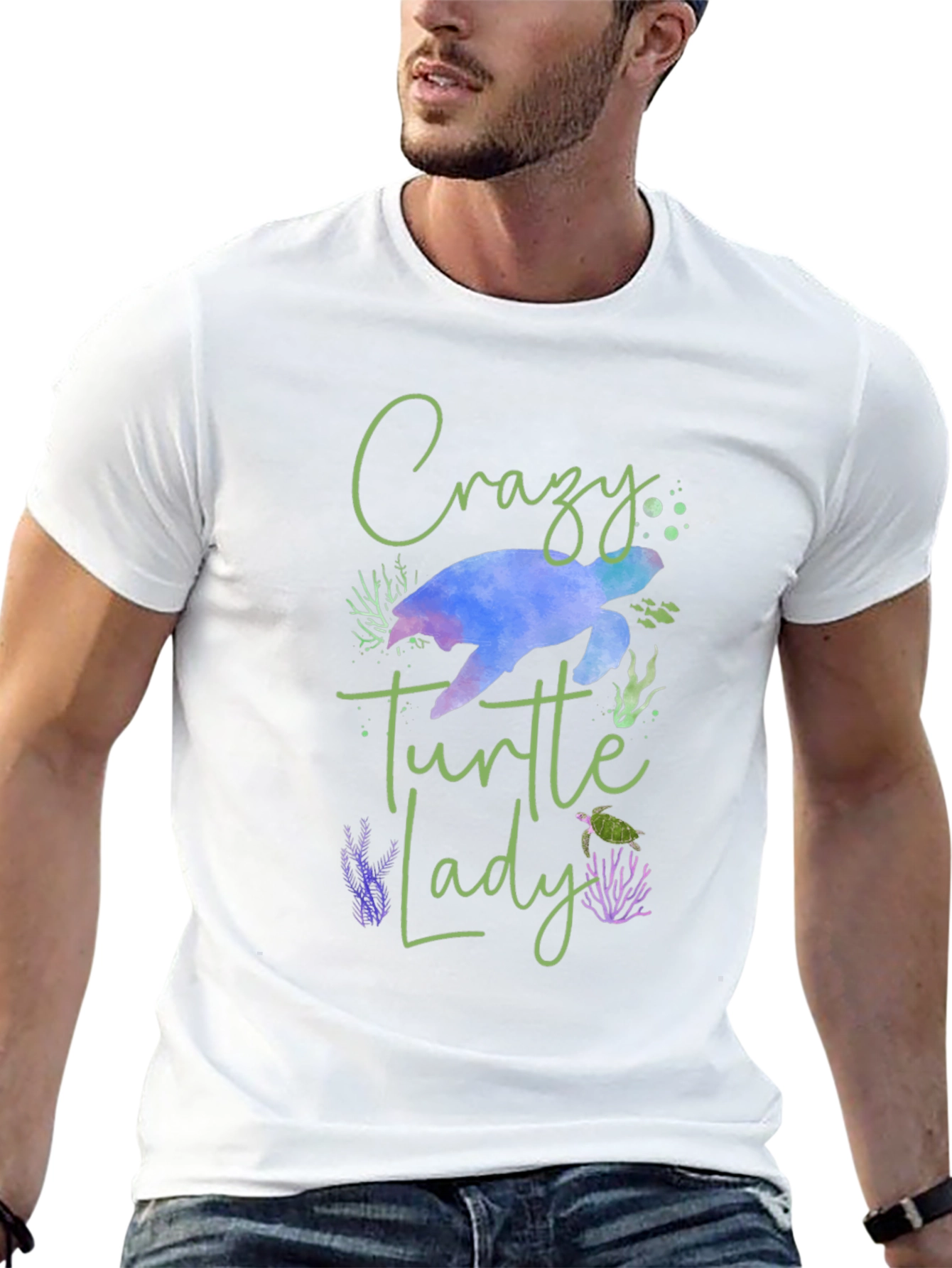 Crazy Turtle Lady Graphic Tee