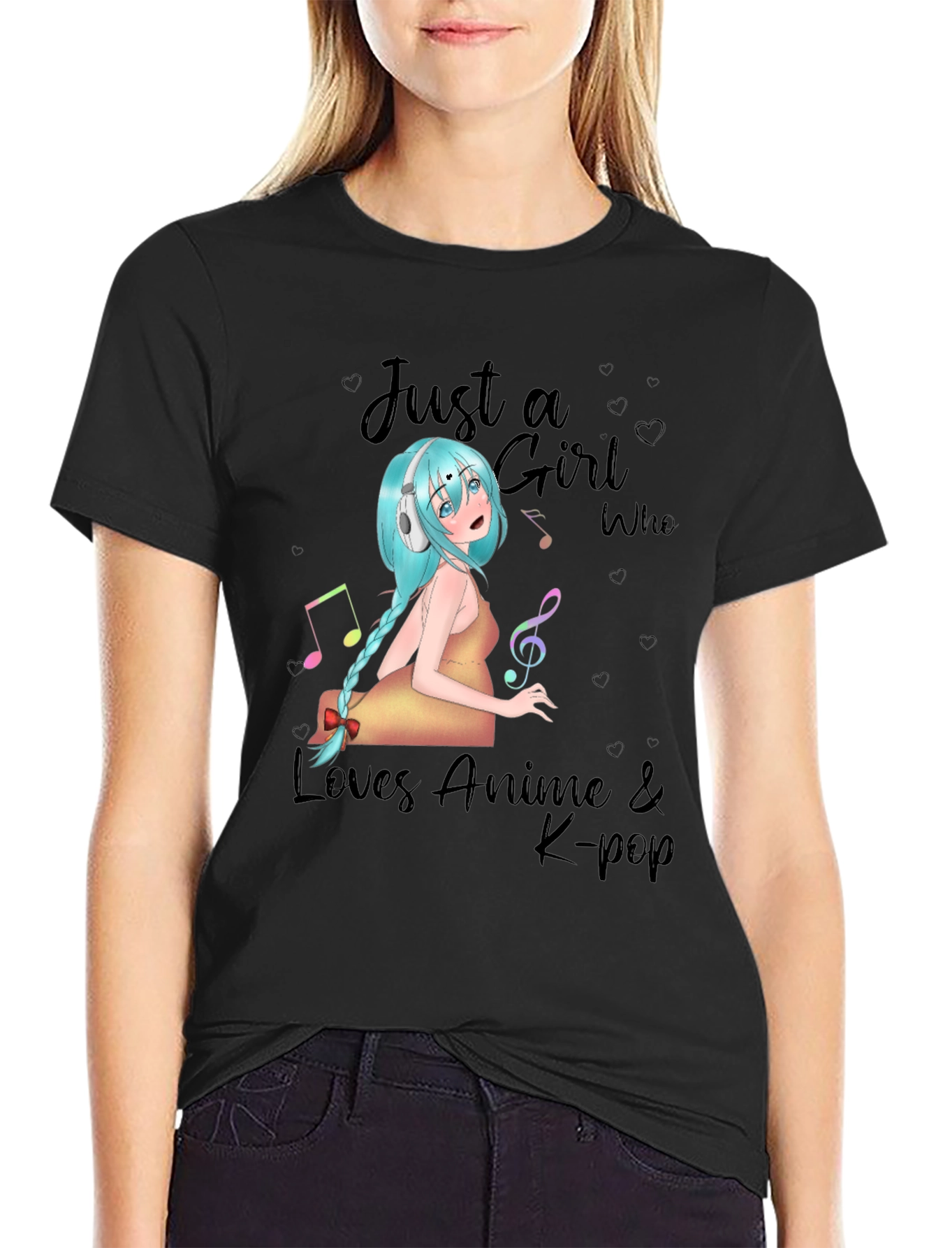 Anime & K-pop Girl Tee