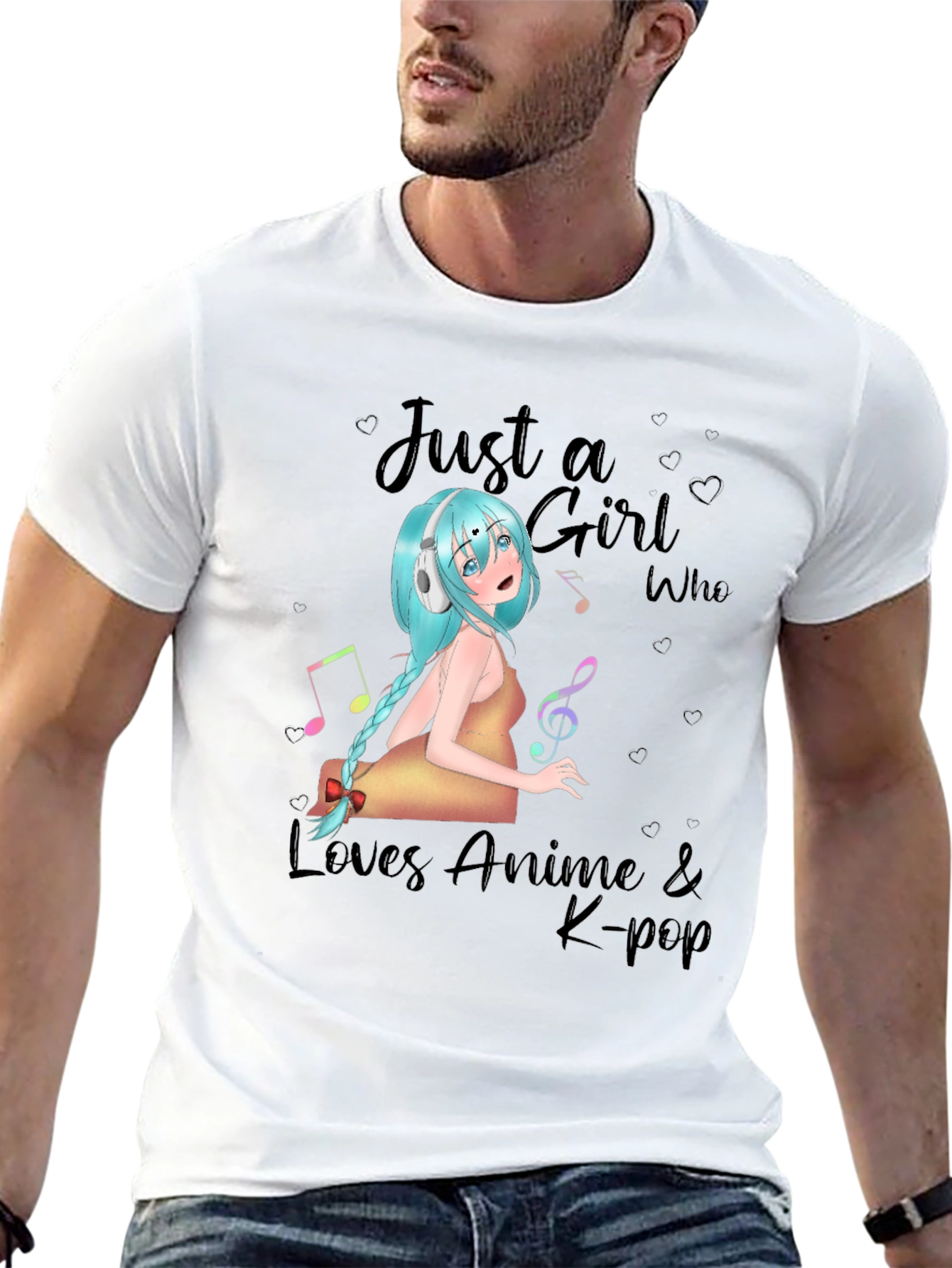 Anime & K-pop Girl Tee