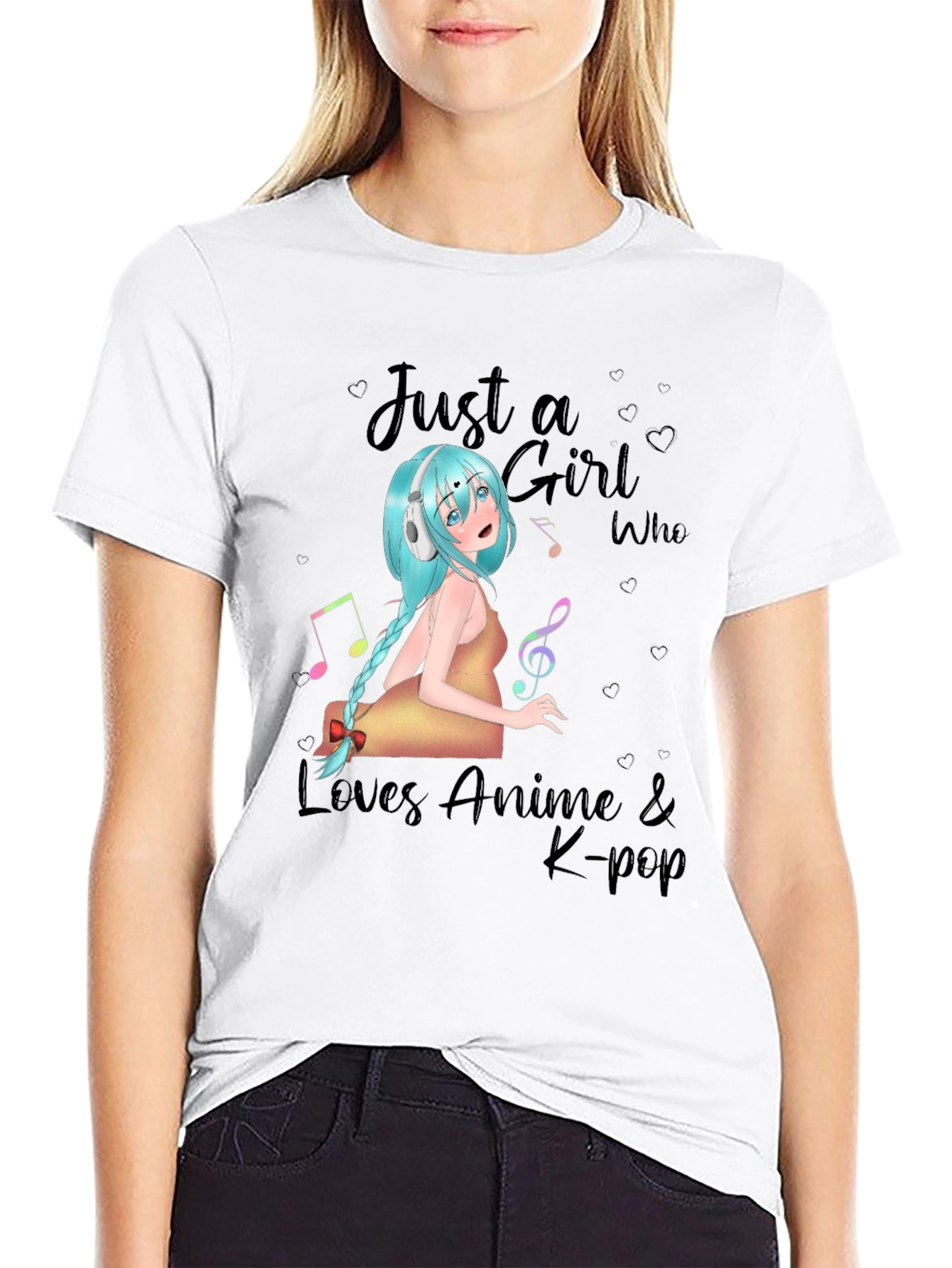 Anime & K-pop Girl Tee