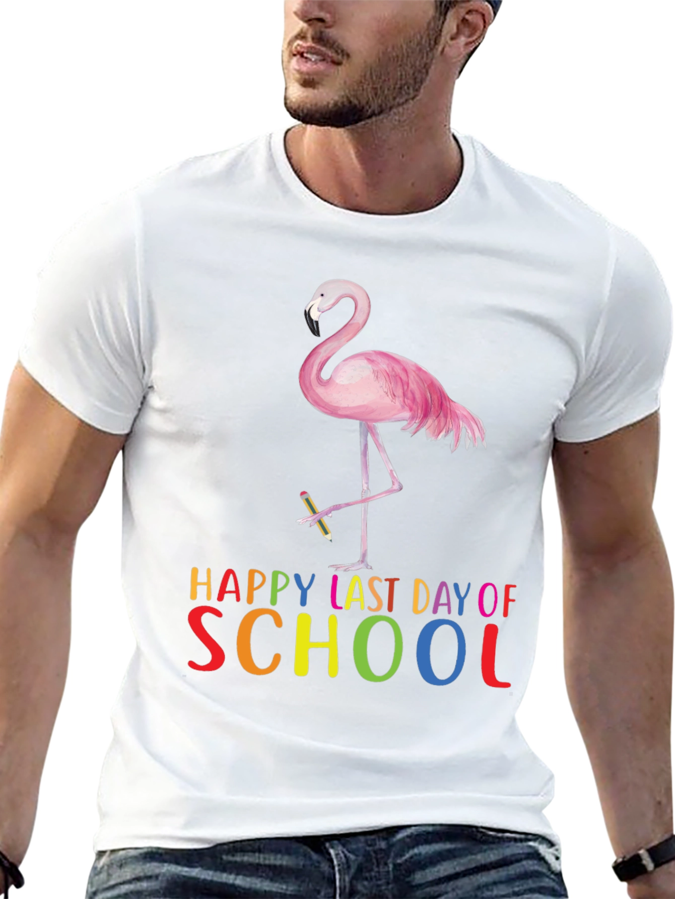 Happy Last Day of School Flamingo T-Shirt
