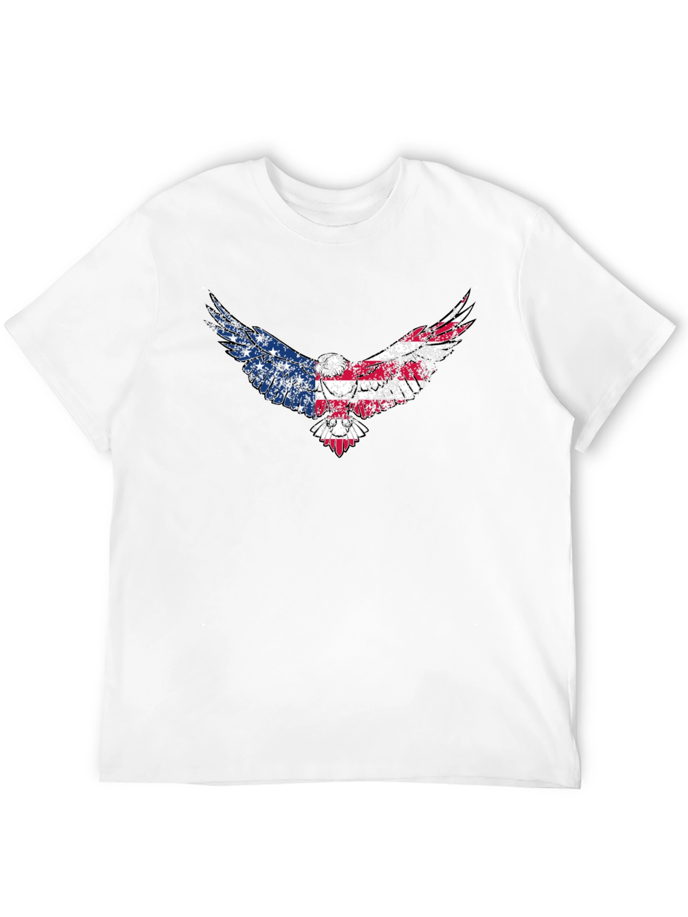 American Flag Eagle Graphic T-Shirt