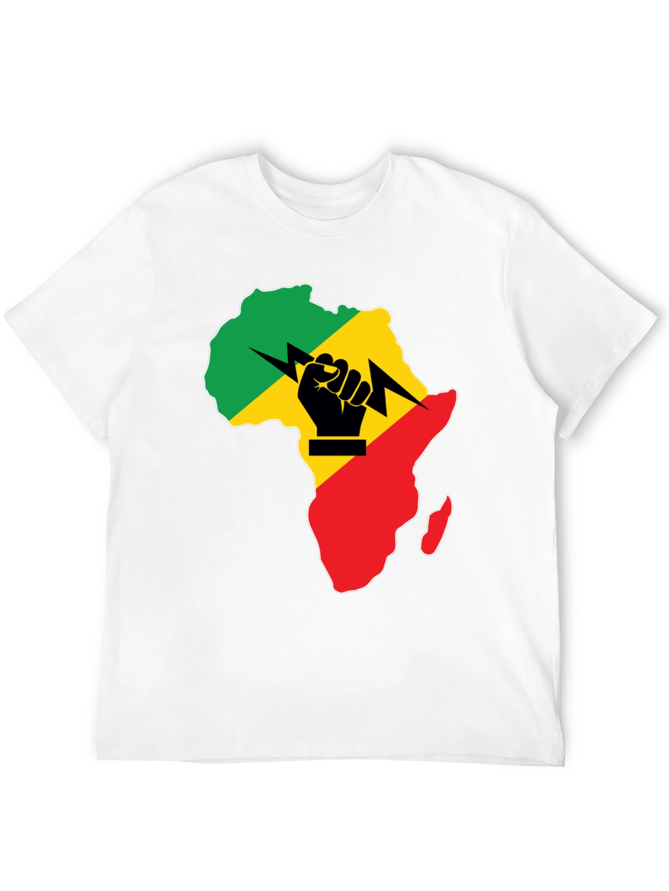 Africa Fist Power T-Shirt - Black Pride