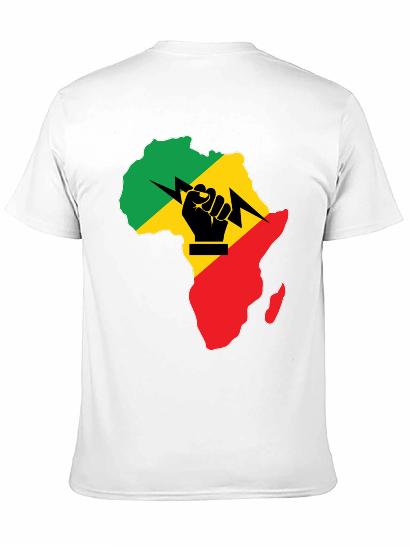 Africa Fist Power T-Shirt - Black Pride
