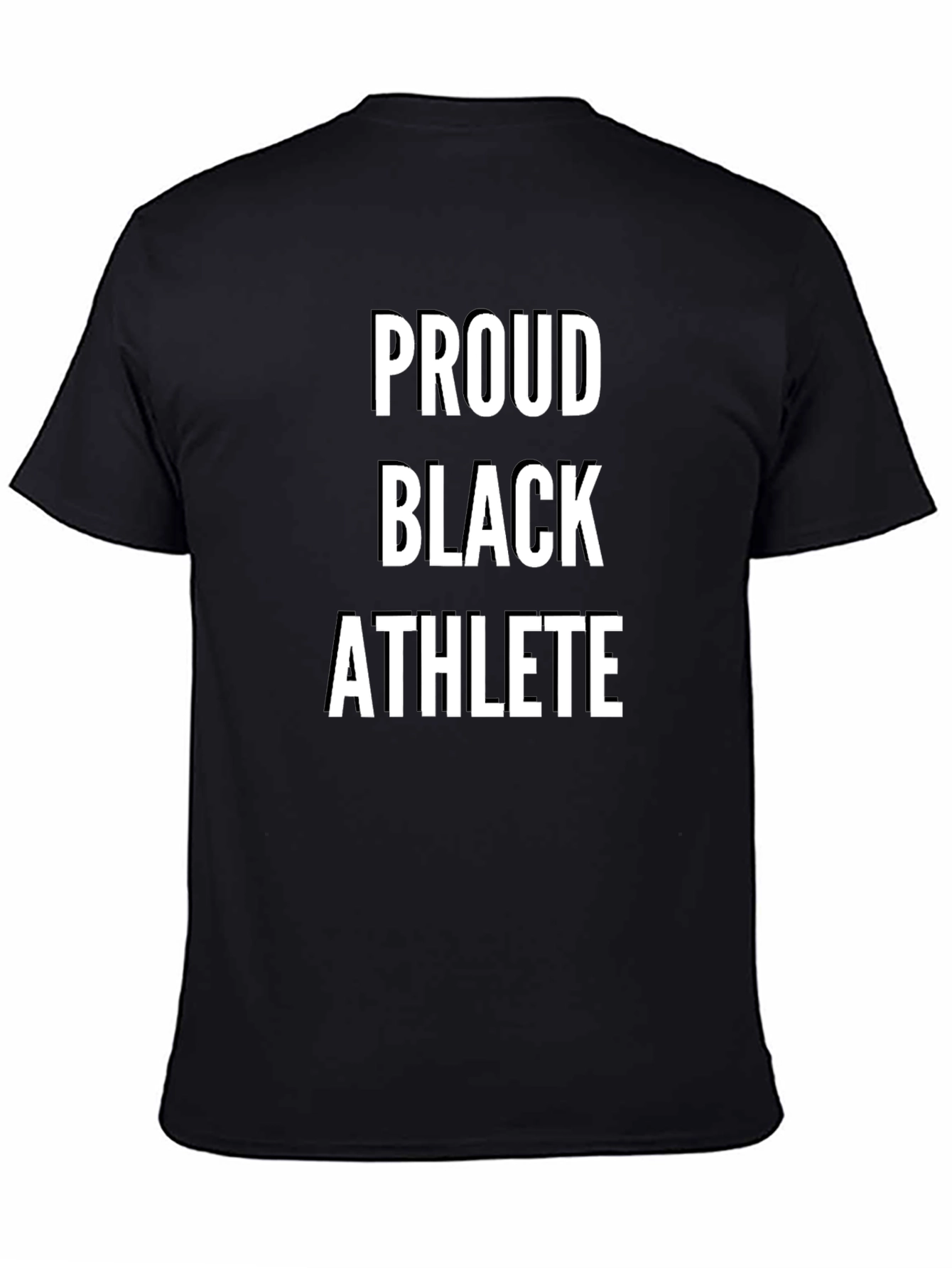 Proud Black Athlete T-Shirt - Empowering Statement Tee