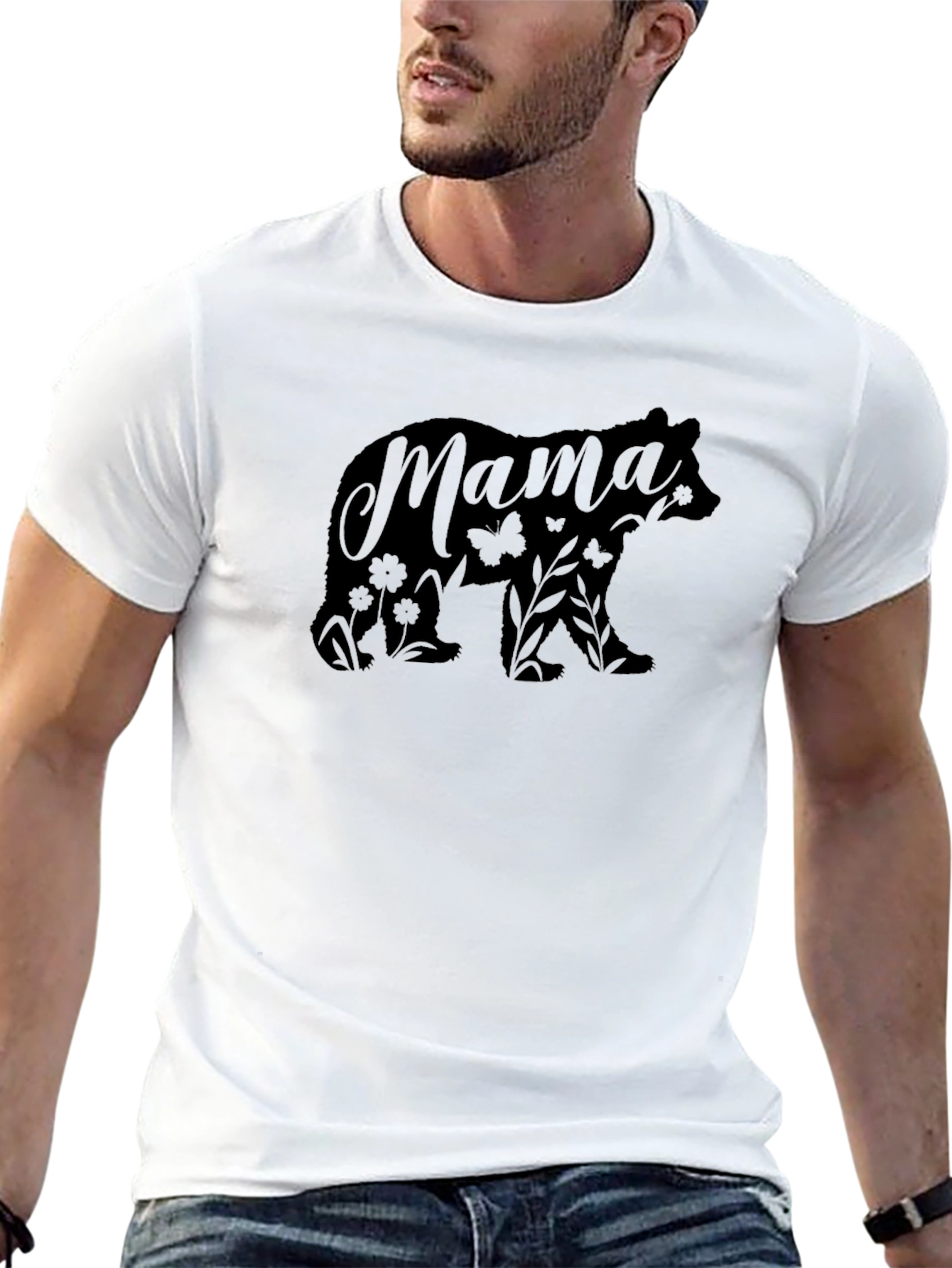 Mama Bear Graphic T-Shirt - Stylish Mom Apparel