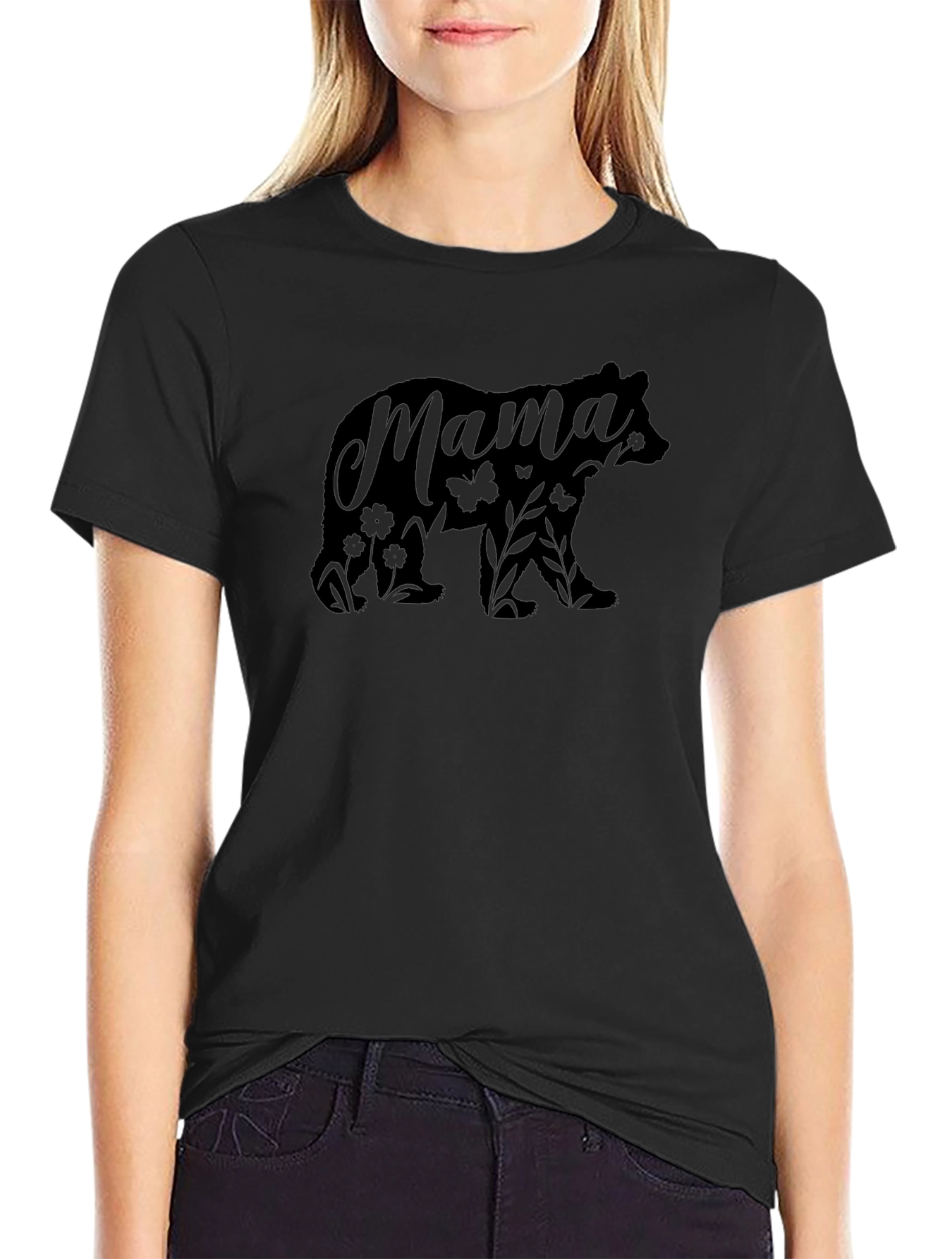 Mama Bear Graphic T-Shirt - Stylish Mom Apparel