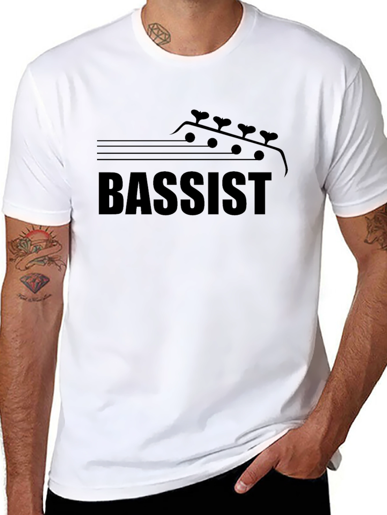 Bassist Graphic T-Shirt - Music Lover Tee